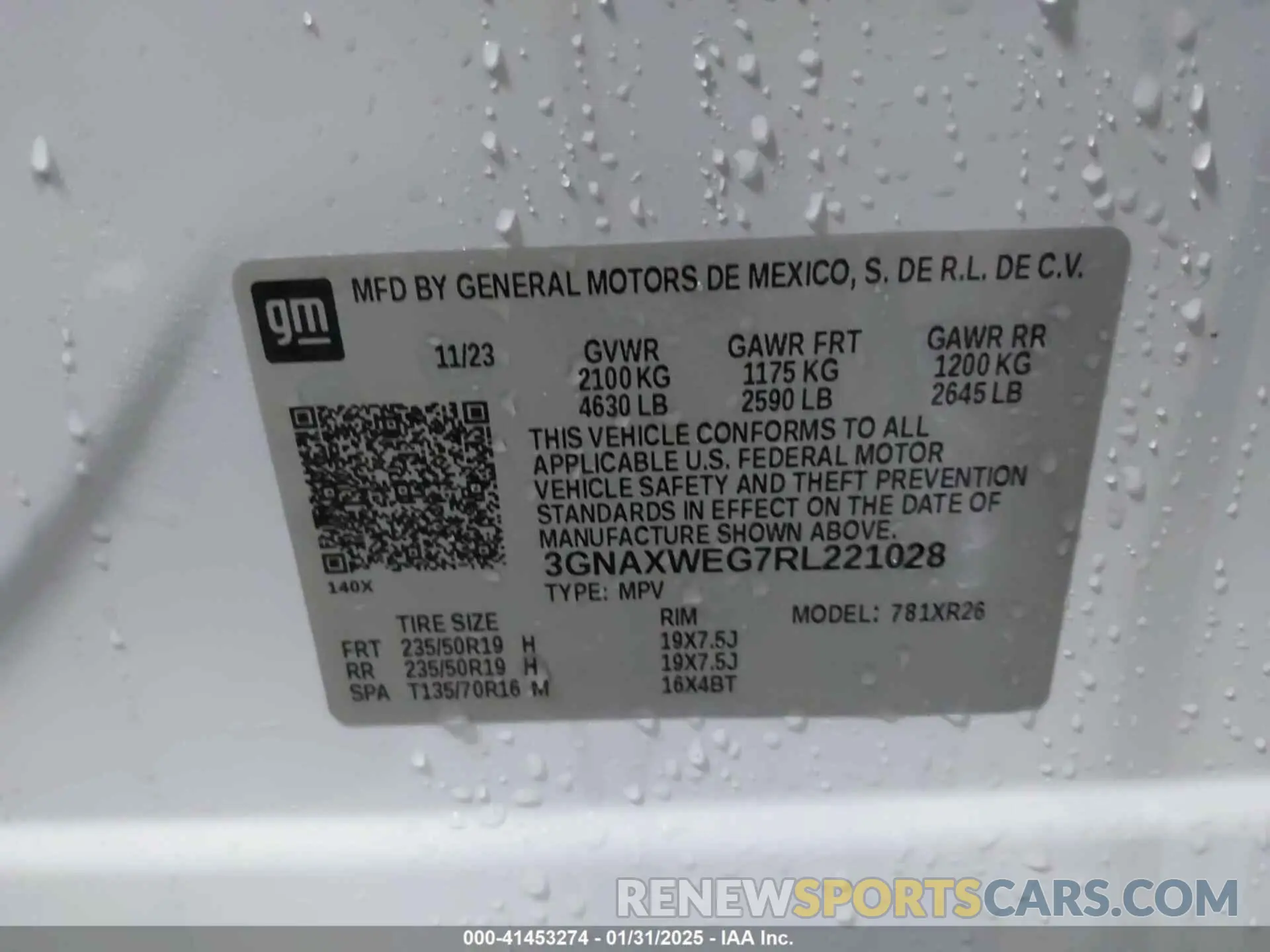 9 Photograph of a damaged car 3GNAXWEG7RL221028 CHEVROLET EQUINOX 2024