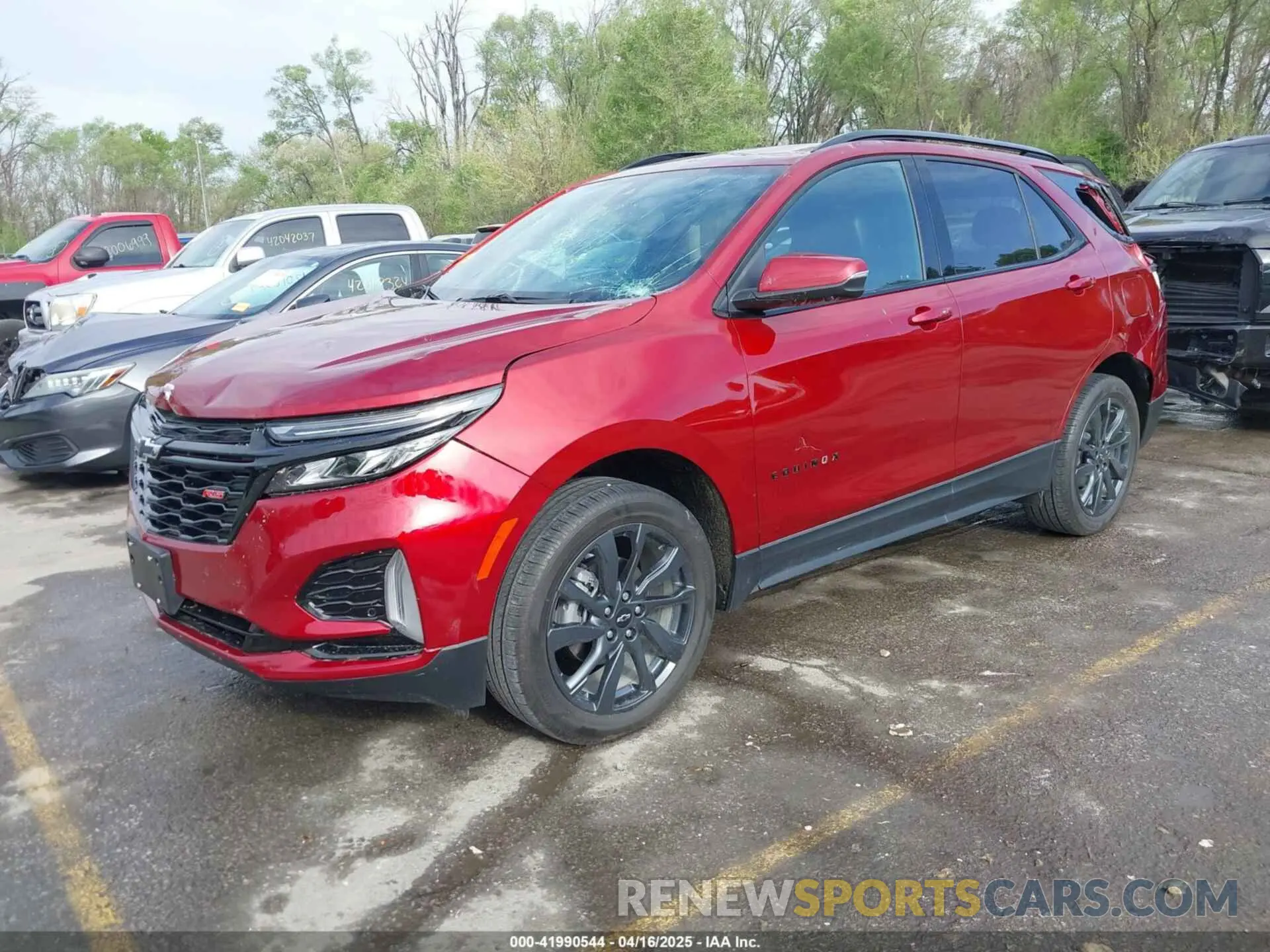 2 Photograph of a damaged car 3GNAXWEG8RS100935 CHEVROLET EQUINOX 2024