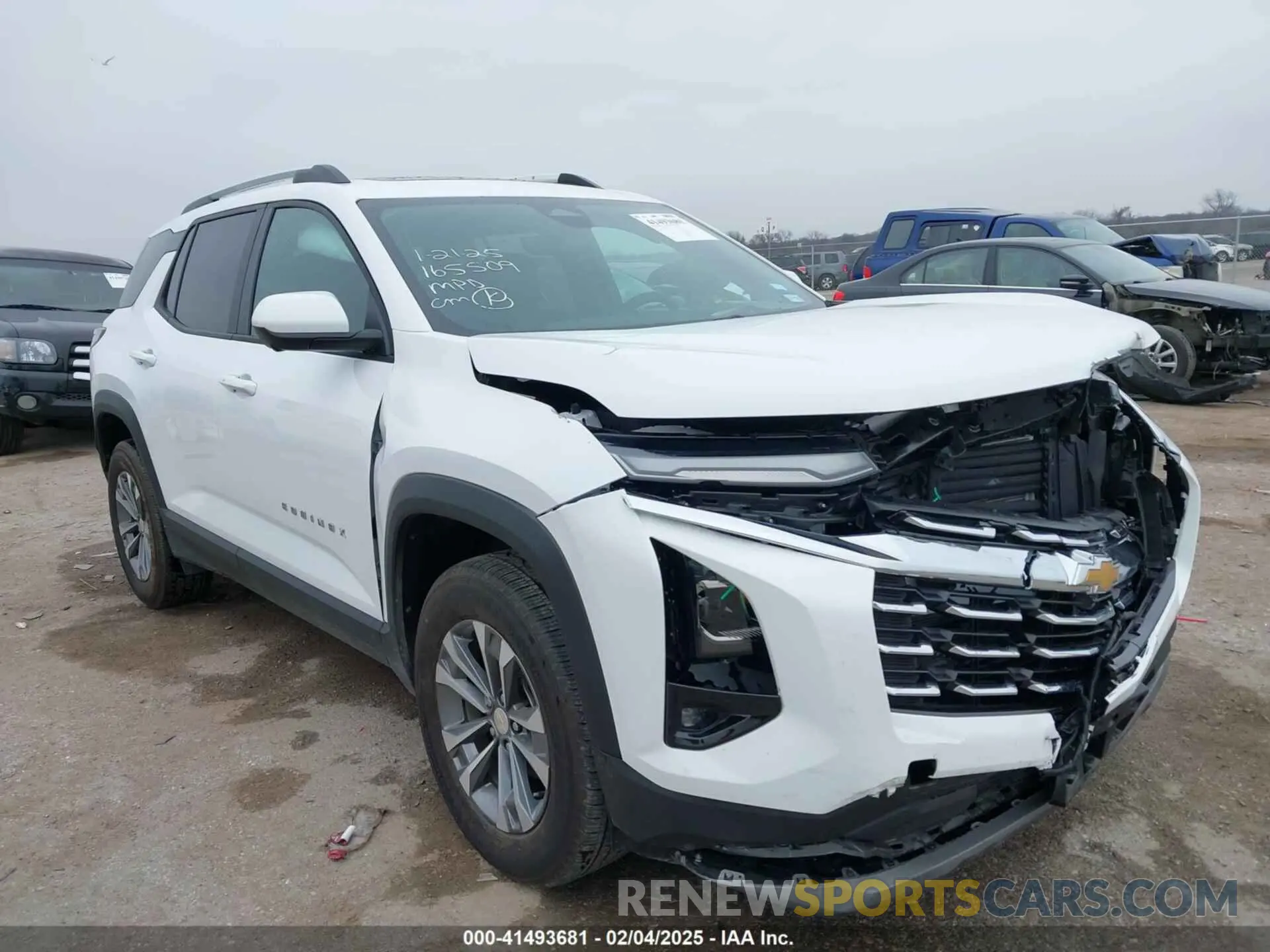 1 Photograph of a damaged car 3GNAXHEG0SL112587 CHEVROLET EQUINOX 2025