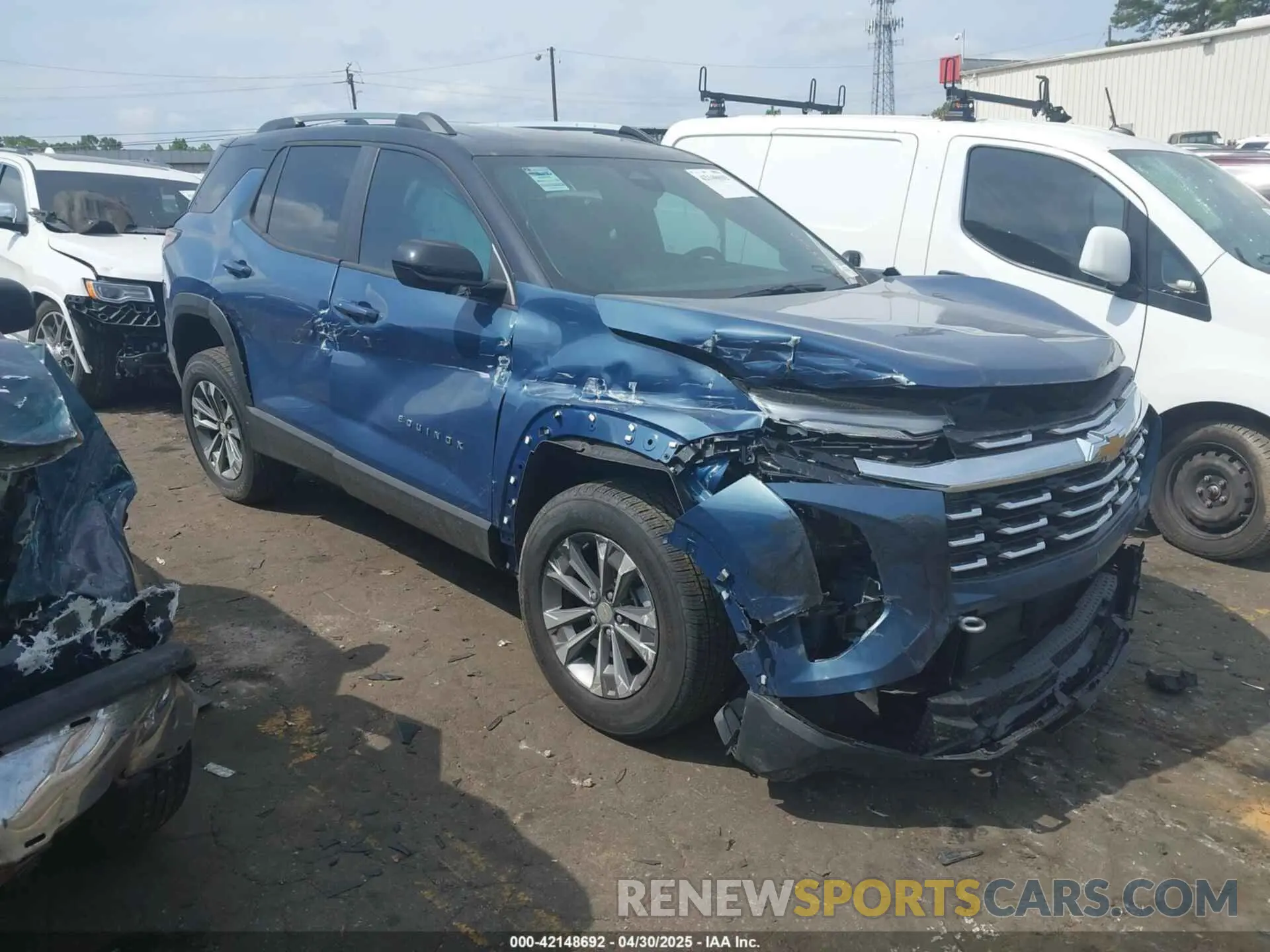 1 Photograph of a damaged car 3GNAXHEG1SL178520 CHEVROLET EQUINOX 2025