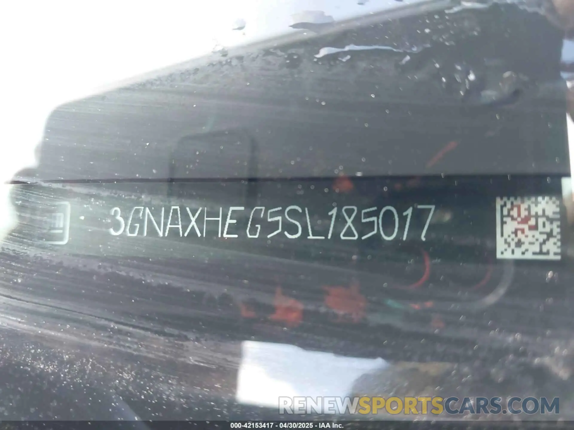 9 Photograph of a damaged car 3GNAXHEG5SL185017 CHEVROLET EQUINOX 2025