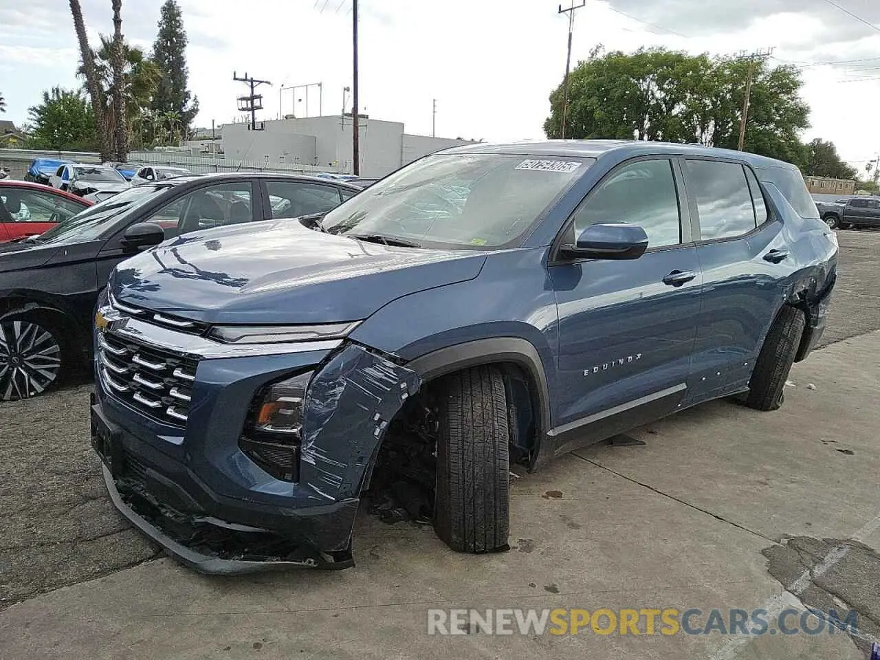 1 Фотография поврежденного автомобиля 3GNAXHEG6SL219613 CHEVROLET EQUINOX 2025
