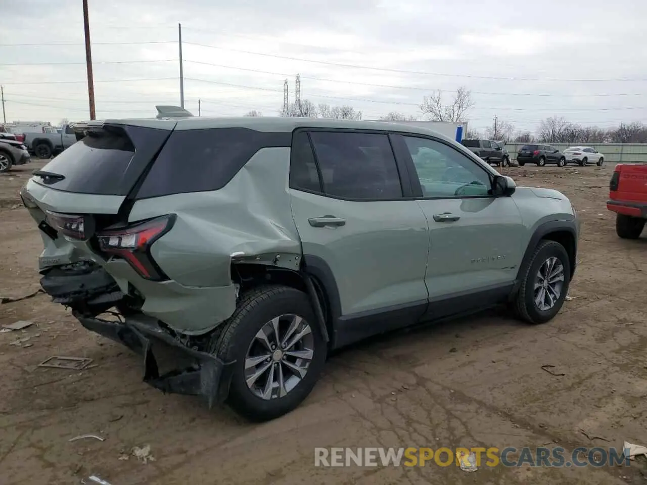 3 Фотография поврежденного автомобиля 3GNAXHEG7SL135722 CHEVROLET EQUINOX 2025