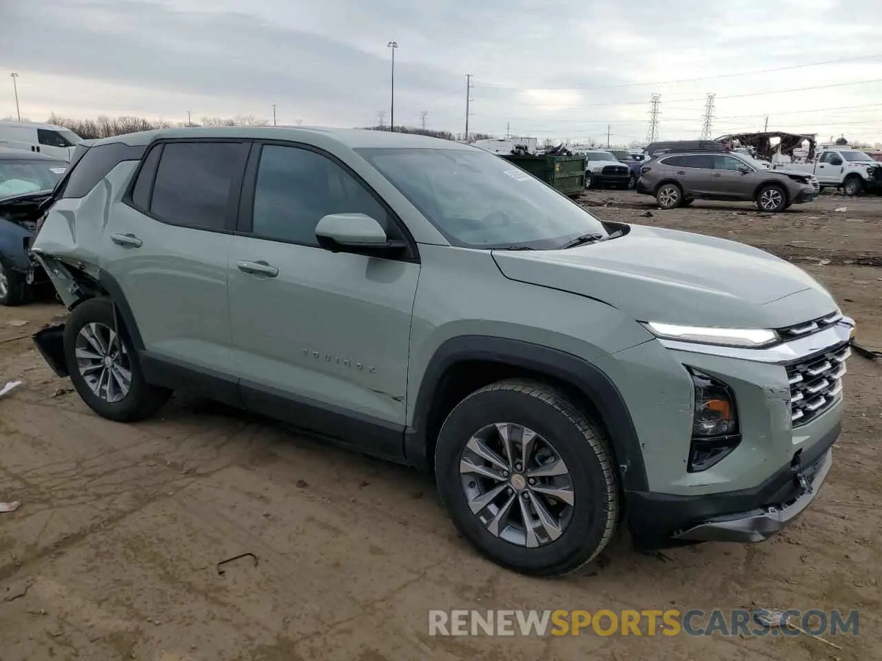 4 Фотография поврежденного автомобиля 3GNAXHEG7SL135722 CHEVROLET EQUINOX 2025