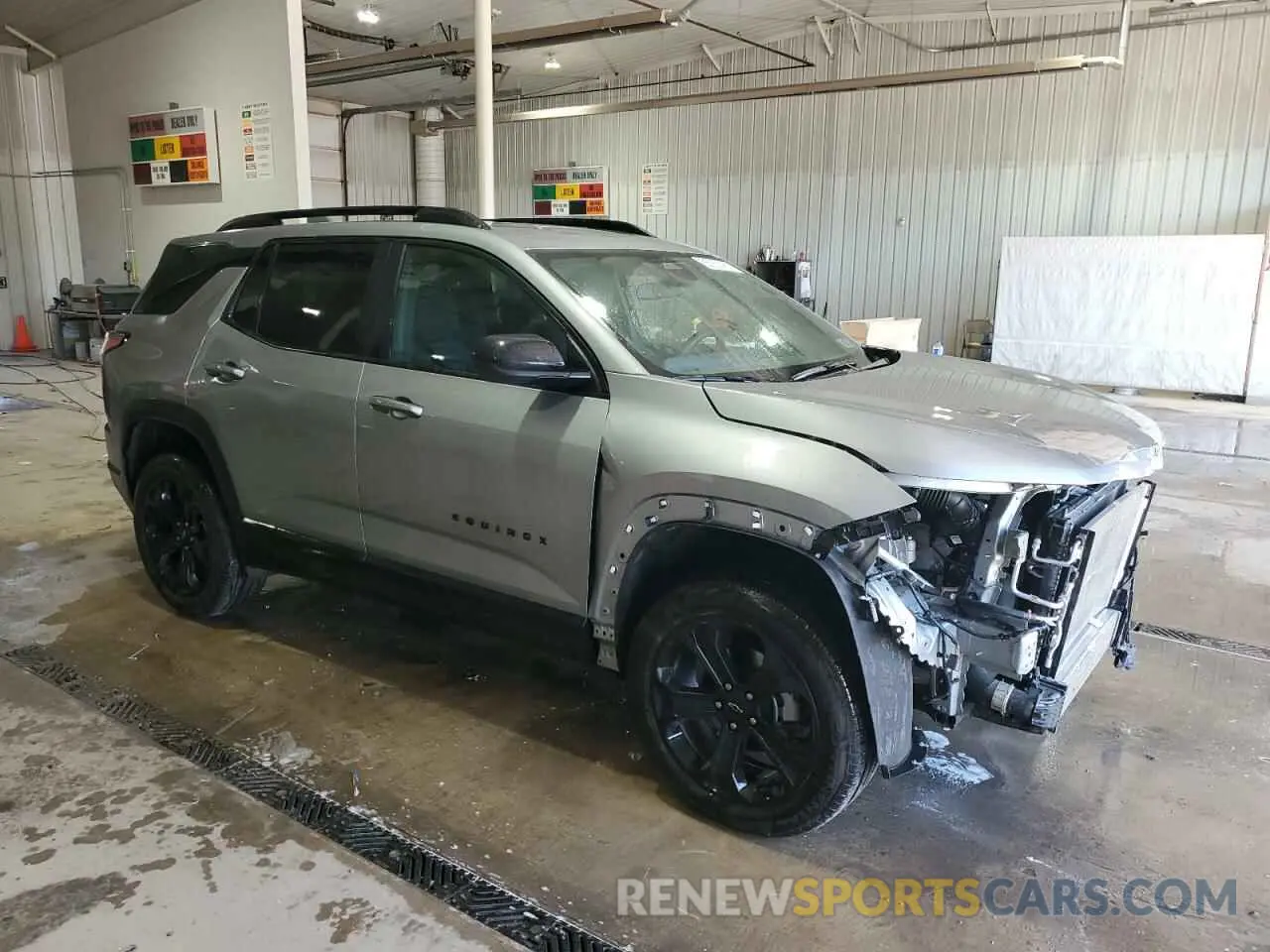 4 Photograph of a damaged car 3GNAXHEGXSL180668 CHEVROLET EQUINOX 2025