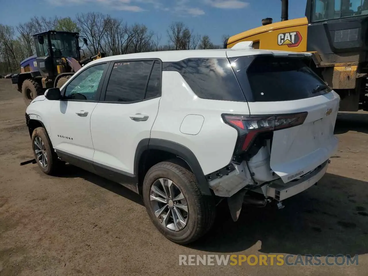 2 Photograph of a damaged car 3GNAXHEGXSL220604 CHEVROLET EQUINOX 2025