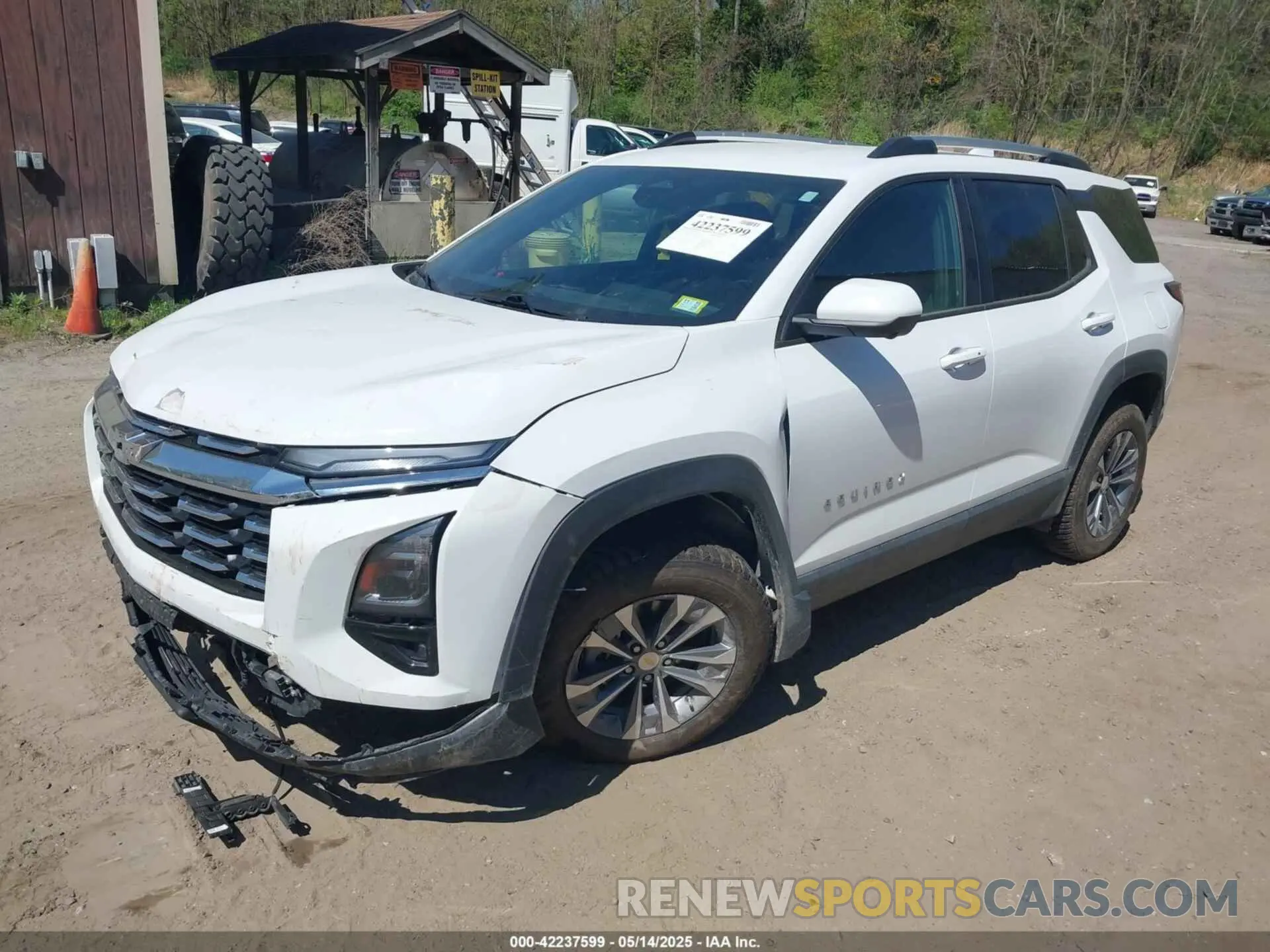 2 Фотография поврежденного автомобиля 3GNAXPEG0SL153490 CHEVROLET EQUINOX 2025