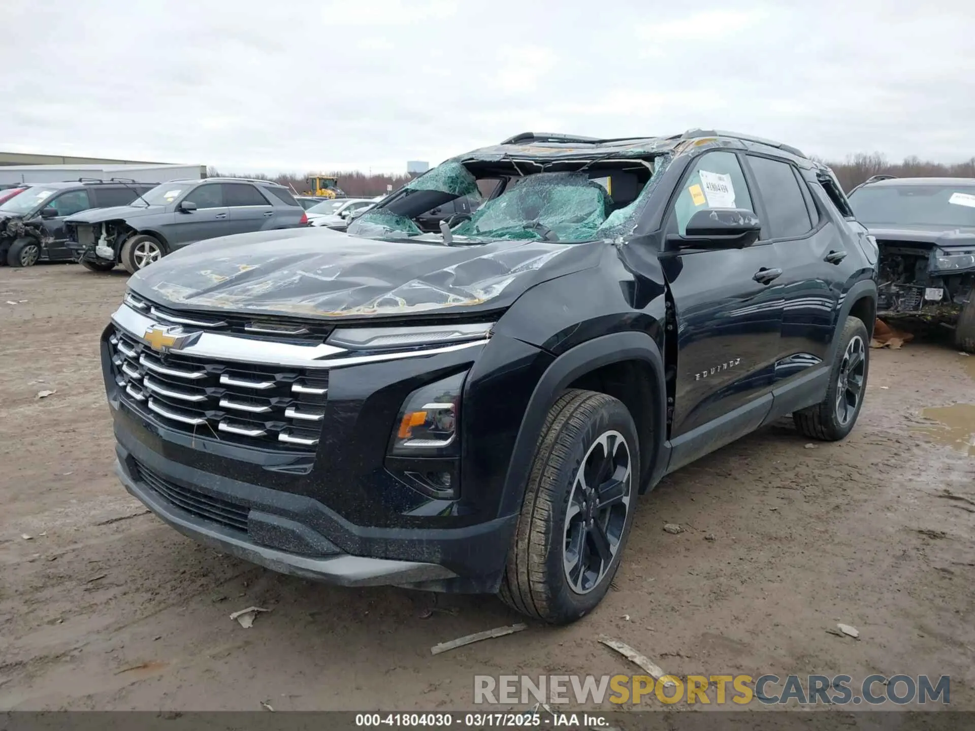 2 Фотография поврежденного автомобиля 3GNAXPEG4SL149121 CHEVROLET EQUINOX 2025