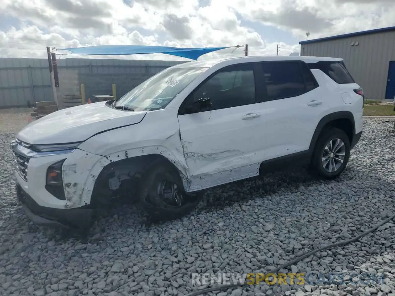 1 Photograph of a damaged car 3GNAXPEGXSL286452 CHEVROLET EQUINOX 2025