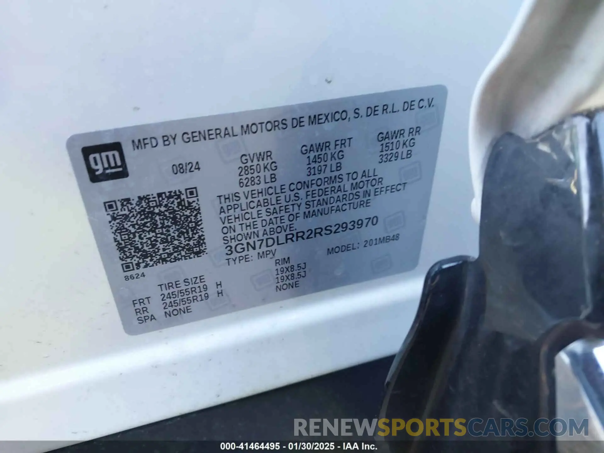 8 Photograph of a damaged car 3GN7DLRR2RS293970 CHEVROLET EQUINOX EV 2024