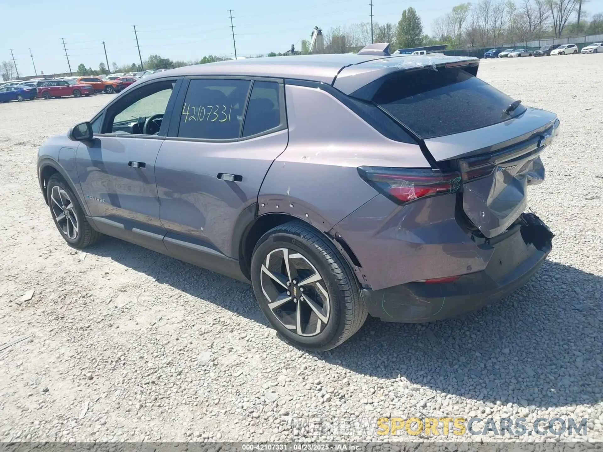 3 Photograph of a damaged car 3GN7DLRP2SS149016 CHEVROLET EQUINOX EV 2025