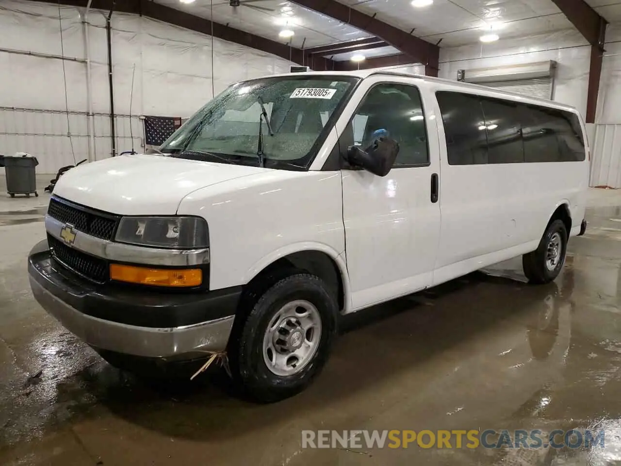 1 Photograph of a damaged car 1GAZGPFP2K1287251 CHEVROLET EXPRESS 2019
