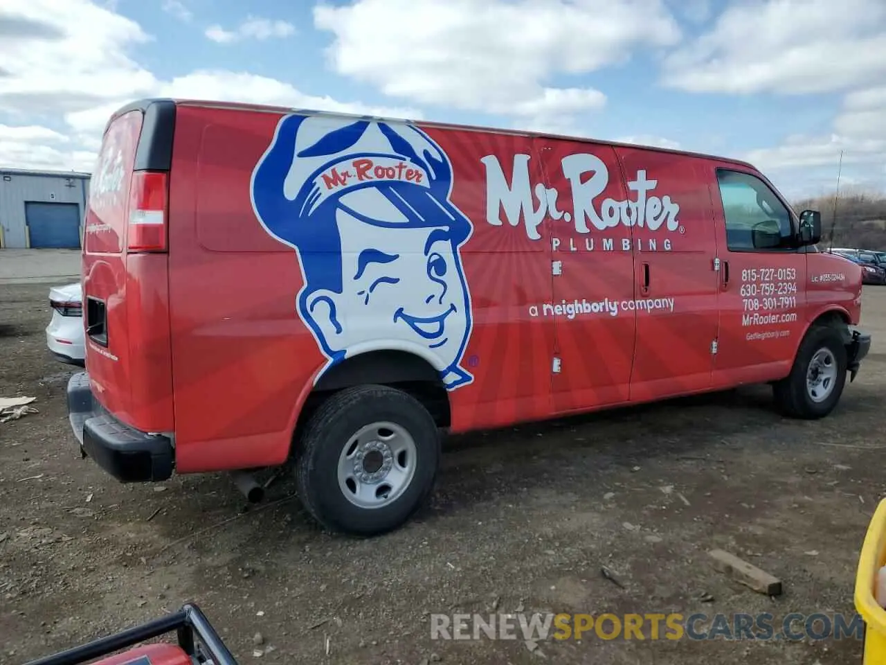 3 Photograph of a damaged car 1GCZGHFG7K1308611 CHEVROLET EXPRESS 2019