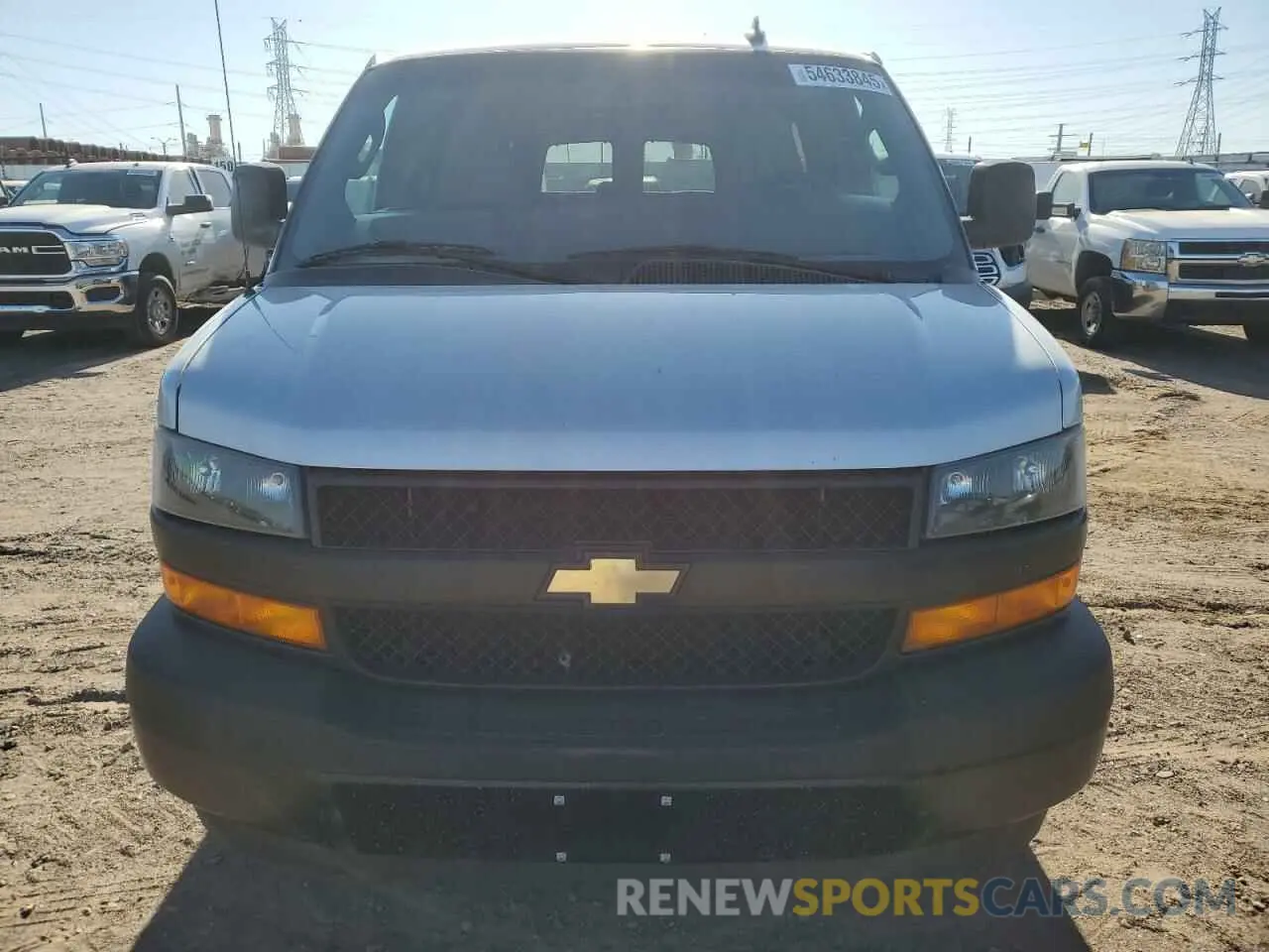 5 Фотография поврежденного автомобиля 1GAZGNFP3L1268455 CHEVROLET EXPRESS 2020