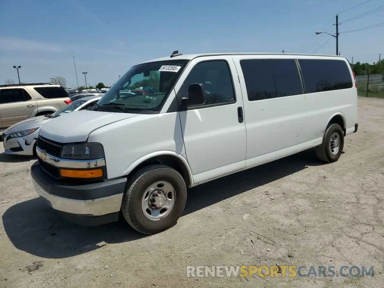 1 Photograph of a damaged car 1GAZGPFP1L1268224 CHEVROLET EXPRESS 2020