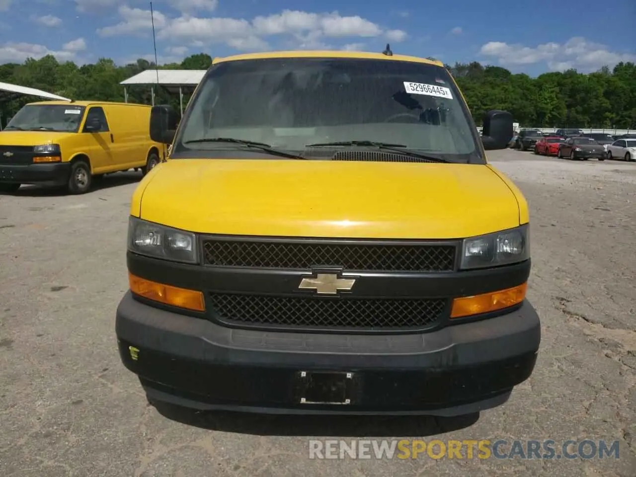 5 Photograph of a damaged car 1GCWGAFP8L1225183 CHEVROLET EXPRESS 2020