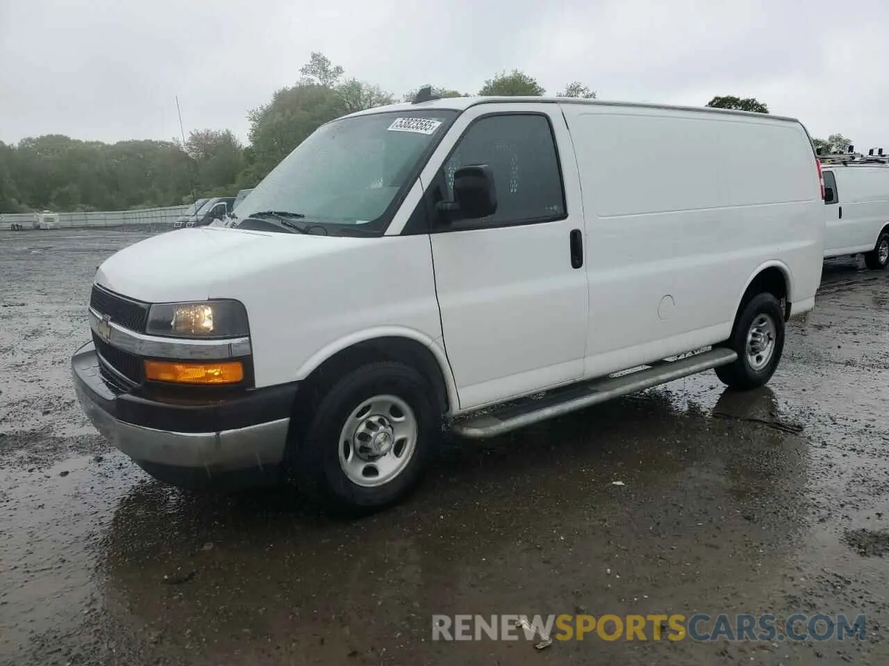 1 Photograph of a damaged car 1GCWGAF78M1259125 CHEVROLET EXPRESS 2021