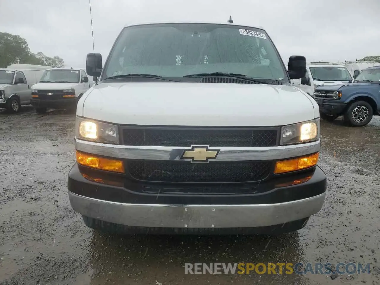 5 Photograph of a damaged car 1GCWGAF78M1259125 CHEVROLET EXPRESS 2021