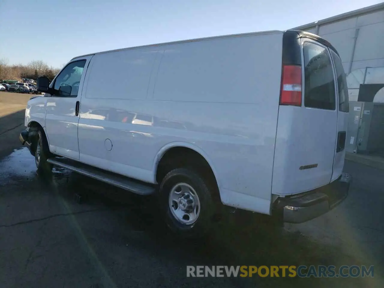 2 Photograph of a damaged car 1GCWGAF79M1270926 CHEVROLET EXPRESS 2021