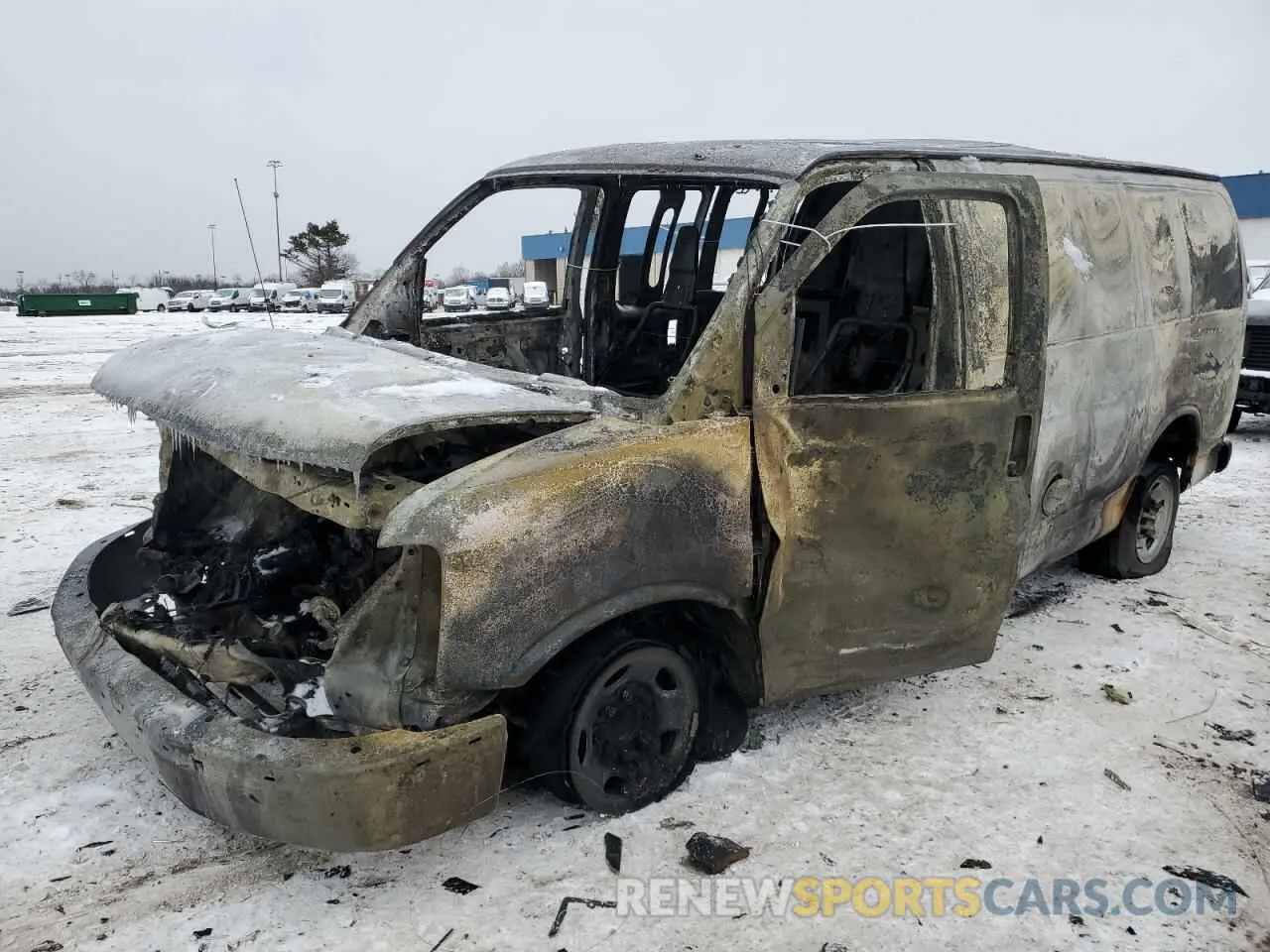 1 Фотография поврежденного автомобиля 1GCWGAFP8M1160692 CHEVROLET EXPRESS 2021