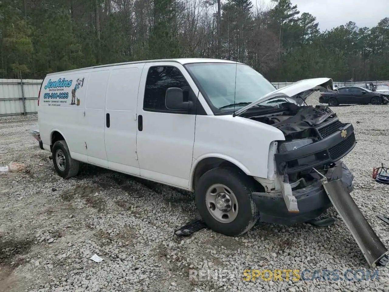 4 Photograph of a damaged car 1GCWGBFP6M1243589 CHEVROLET EXPRESS 2021