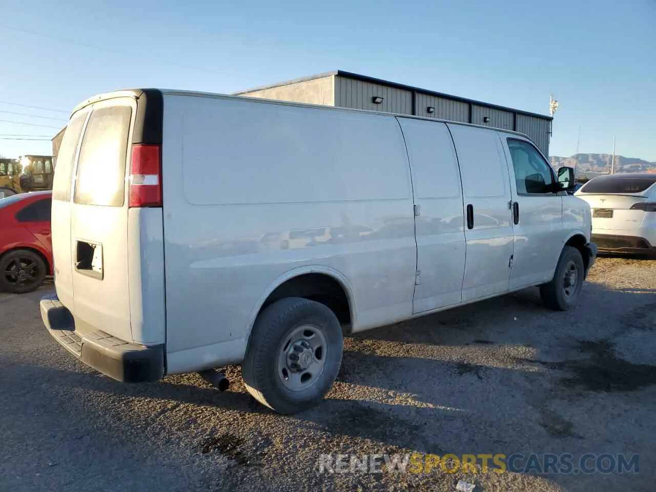 3 Photograph of a damaged car 1GCWGBFP6M1268993 CHEVROLET EXPRESS 2021