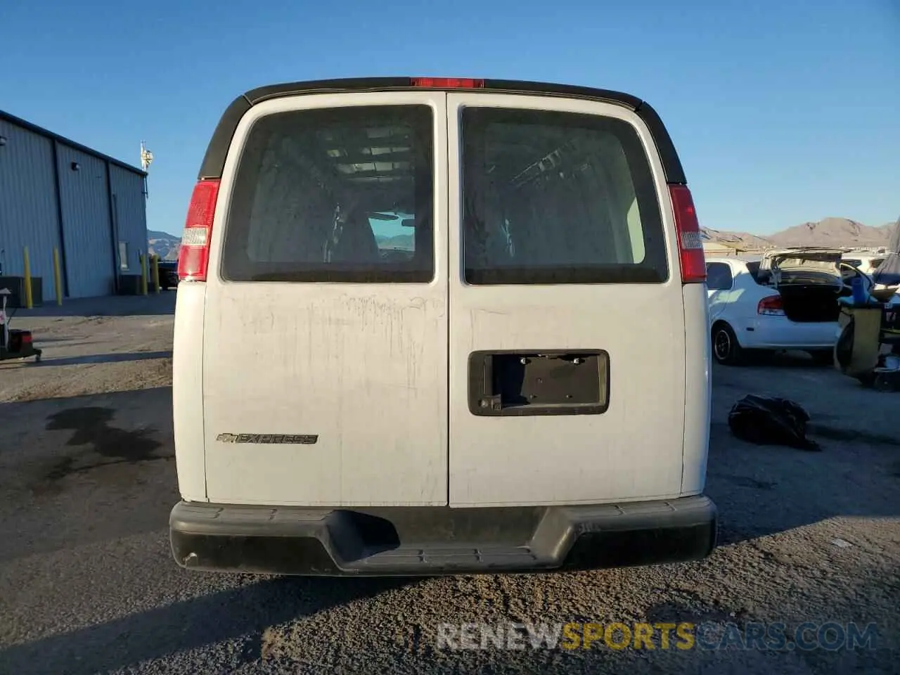 6 Photograph of a damaged car 1GCWGBFP6M1268993 CHEVROLET EXPRESS 2021