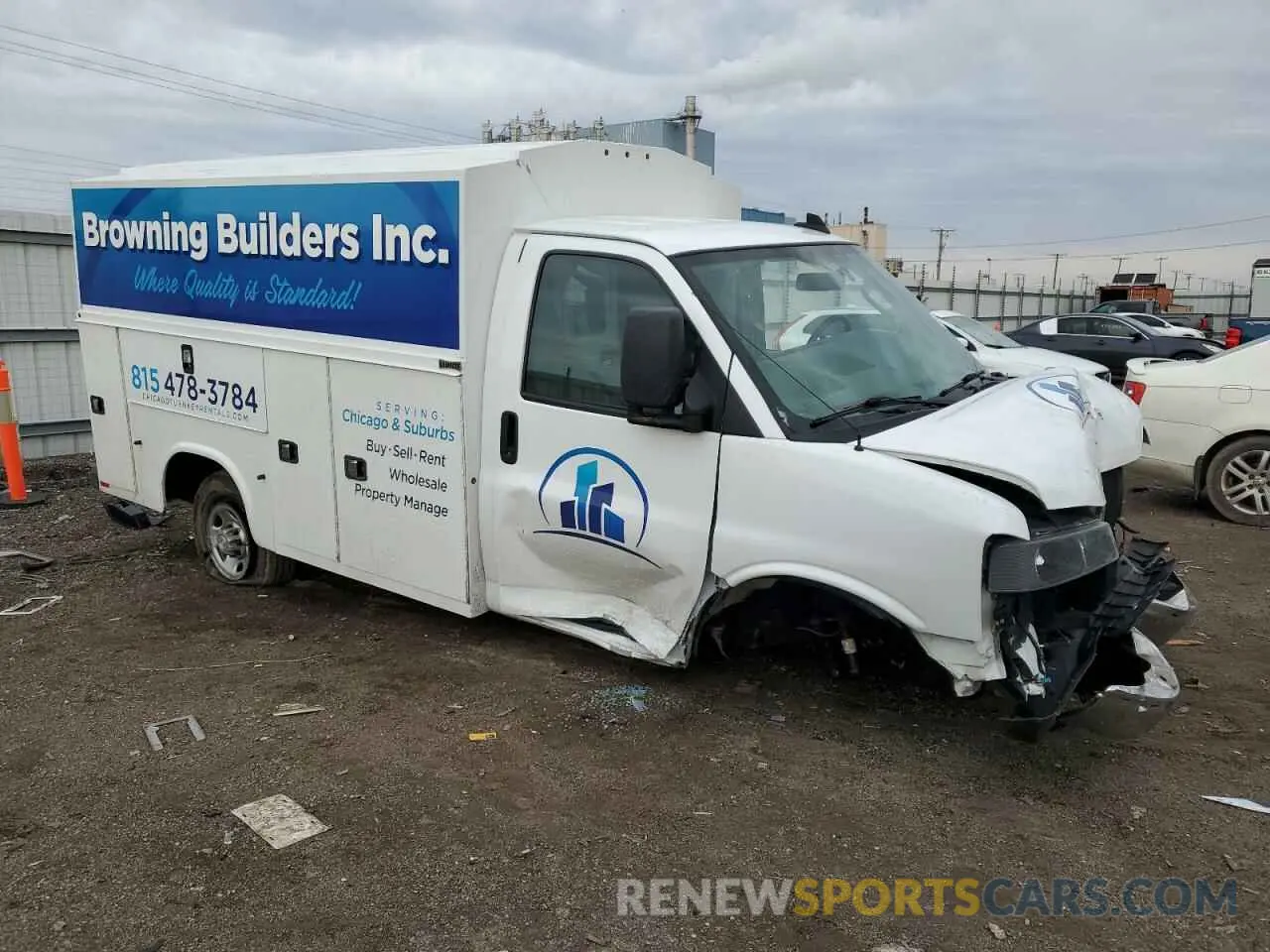 4 Photograph of a damaged car 1HA0GRF72MN004060 CHEVROLET EXPRESS 2021