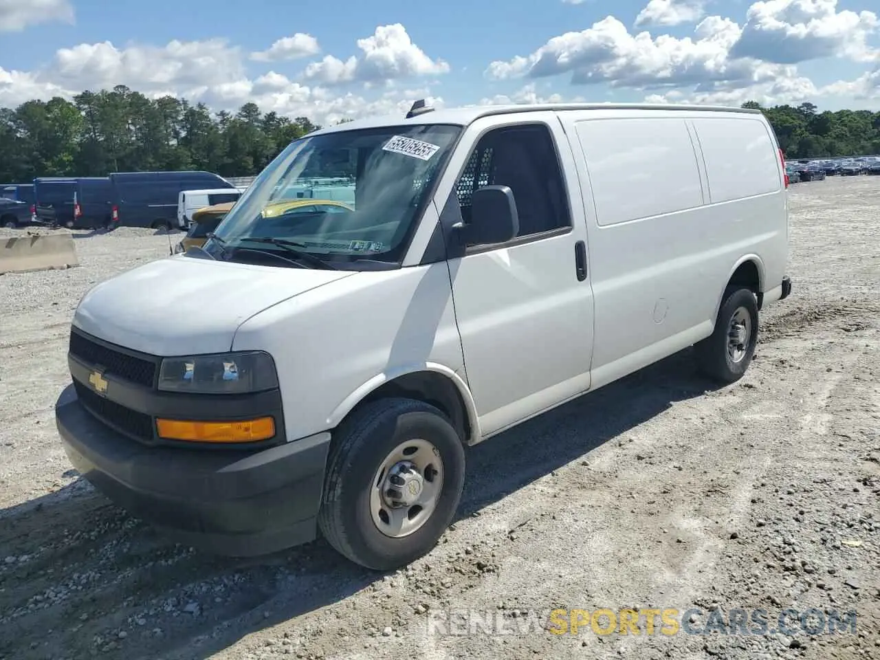 1 Photograph of a damaged car 1GCWGAFPXN1217329 CHEVROLET EXPRESS 2022