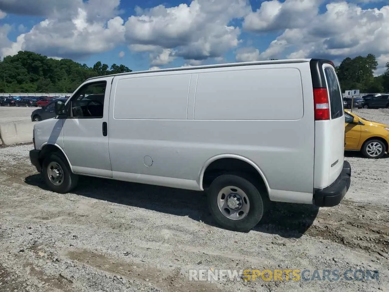 2 Photograph of a damaged car 1GCWGAFPXN1217329 CHEVROLET EXPRESS 2022