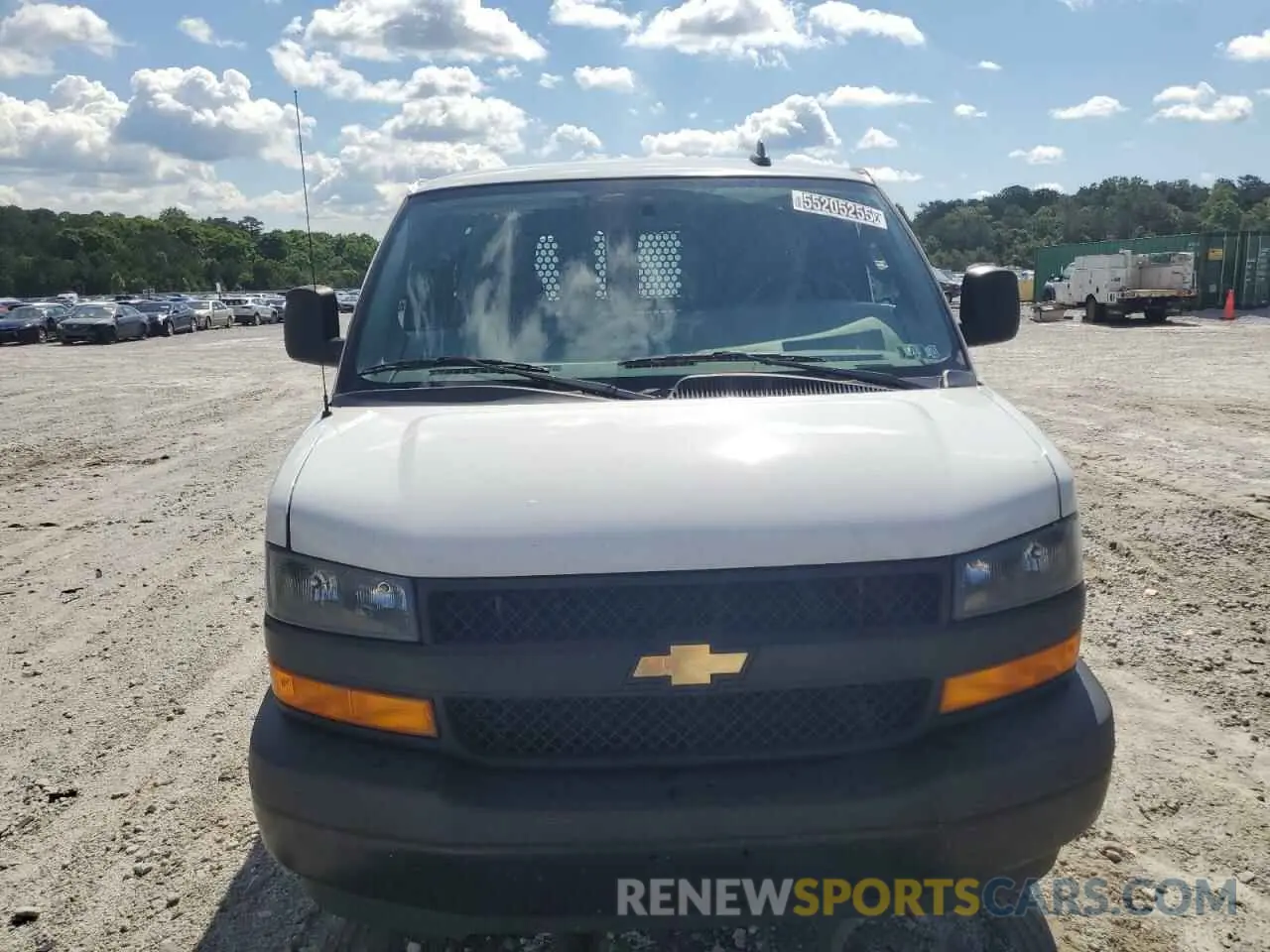 5 Photograph of a damaged car 1GCWGAFPXN1217329 CHEVROLET EXPRESS 2022