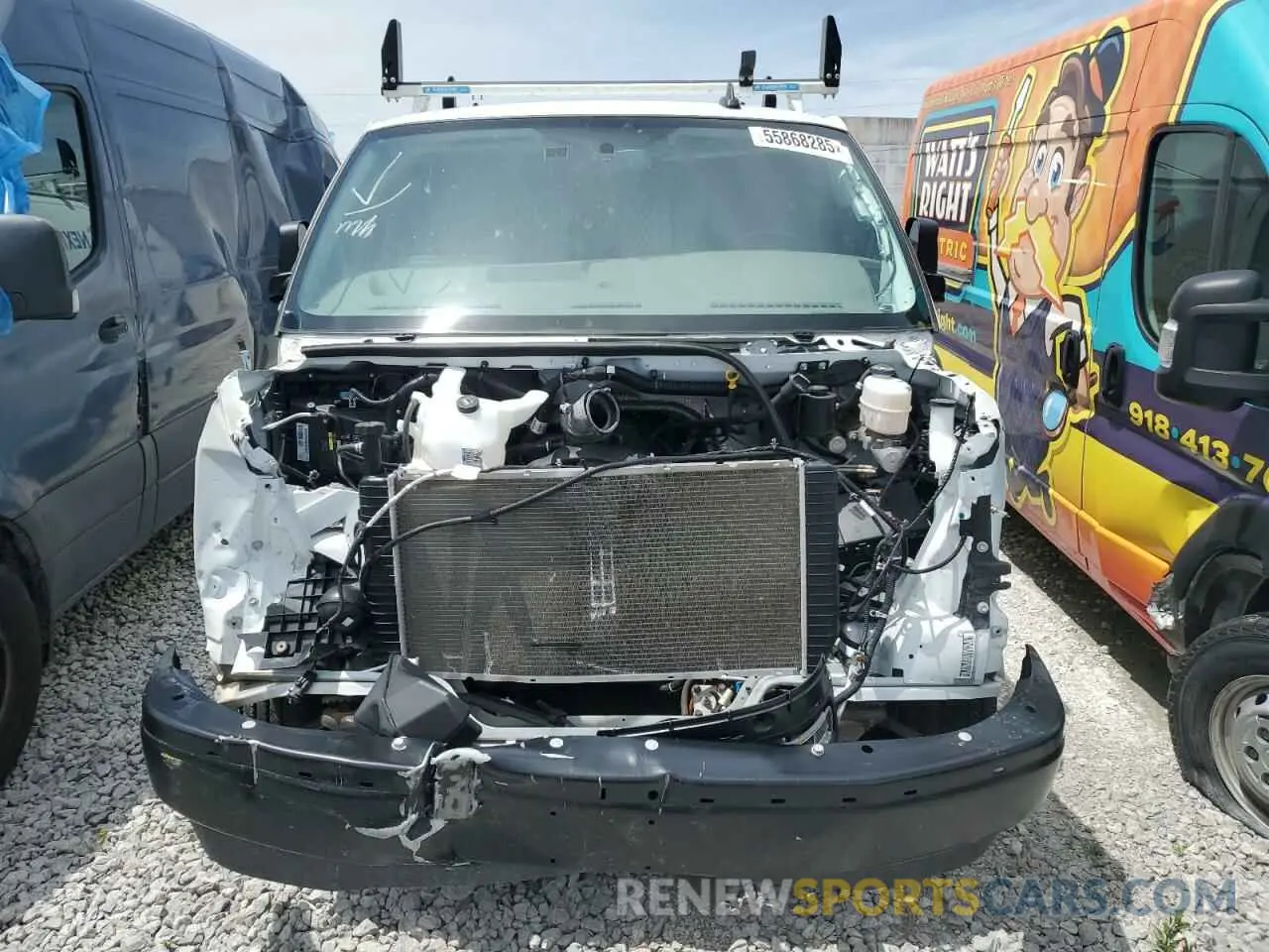 5 Photograph of a damaged car 1GCWGAFP9P1156011 CHEVROLET EXPRESS 2023