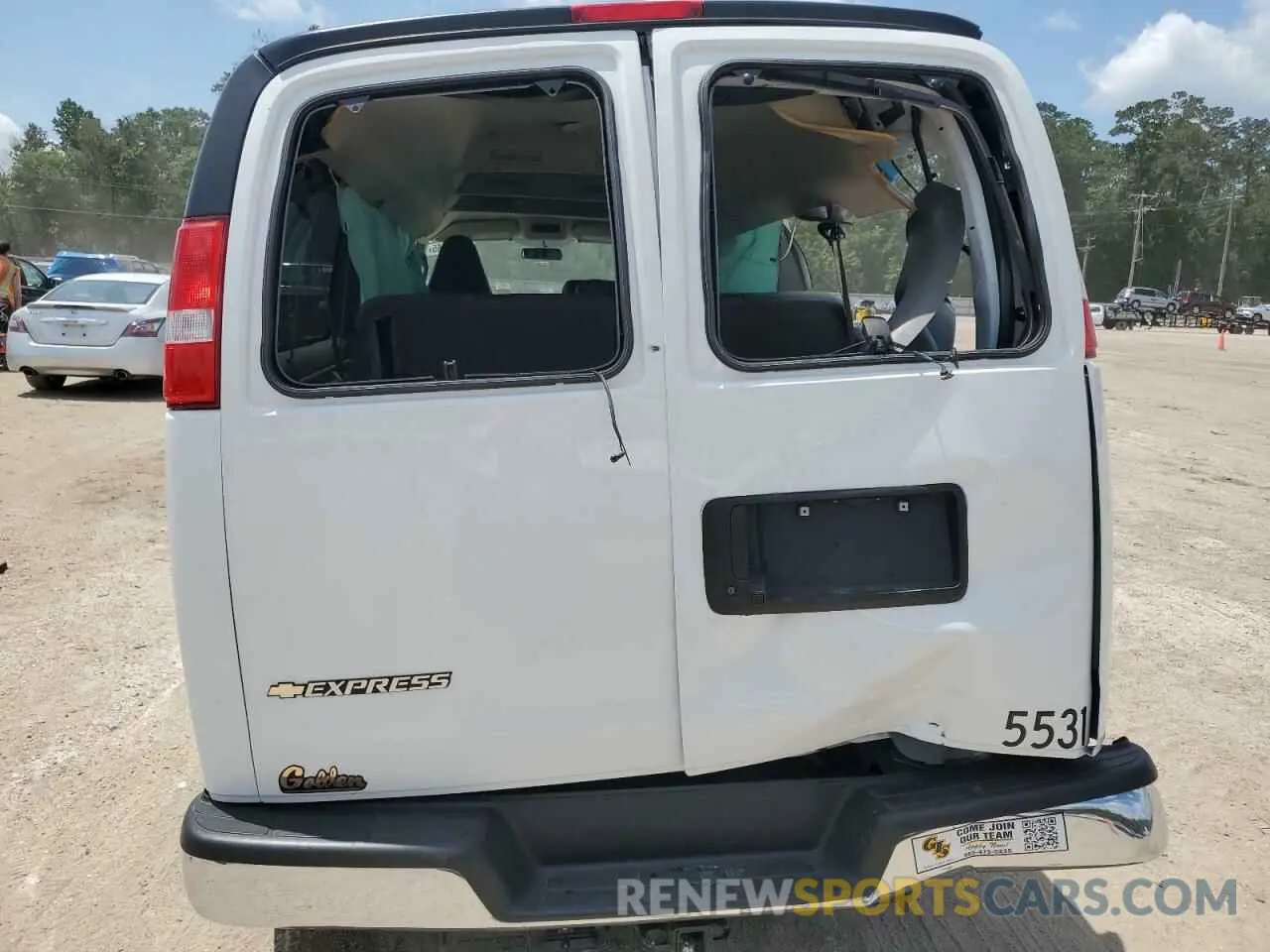 6 Photograph of a damaged car 1GAZGNFP6R1240691 CHEVROLET EXPRESS 2024