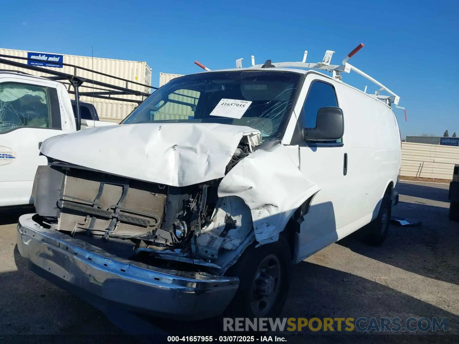 14 Фотография поврежденного автомобиля 1GCWGAFG1K1356664 CHEVROLET EXPRESS 2500 2019