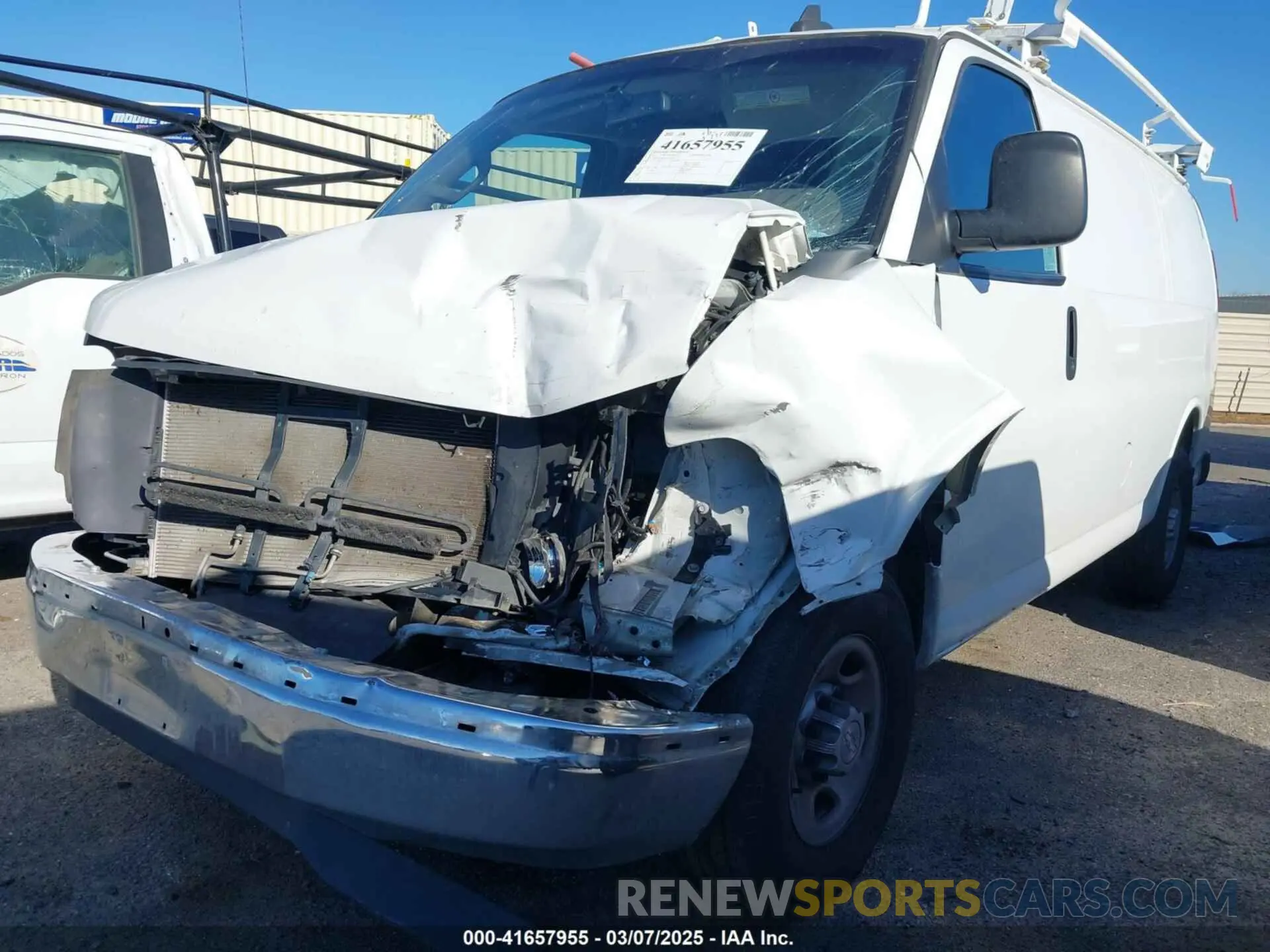 6 Фотография поврежденного автомобиля 1GCWGAFG1K1356664 CHEVROLET EXPRESS 2500 2019