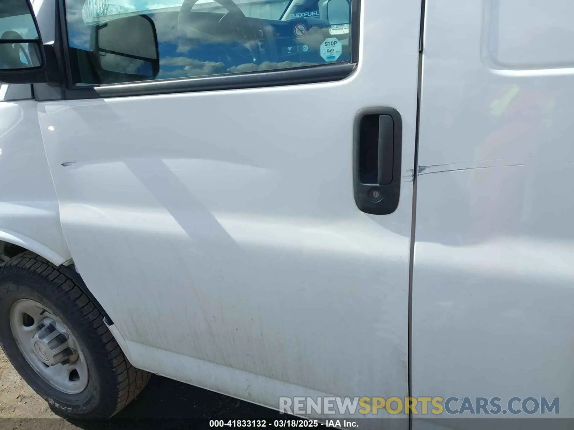 14 Photograph of a damaged car 1GCWGAFG5K1341990 CHEVROLET EXPRESS 2500 2019