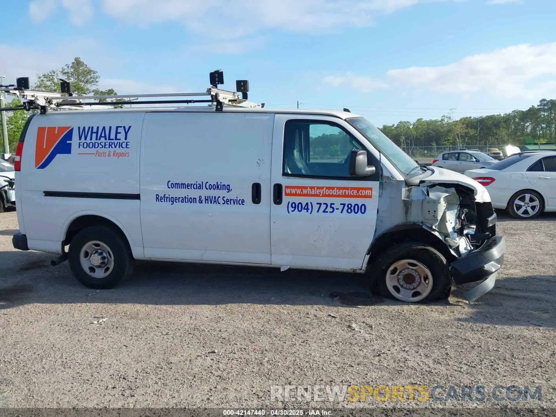 13 Photograph of a damaged car 1GCWGAFP4K1337686 CHEVROLET EXPRESS 2500 2019