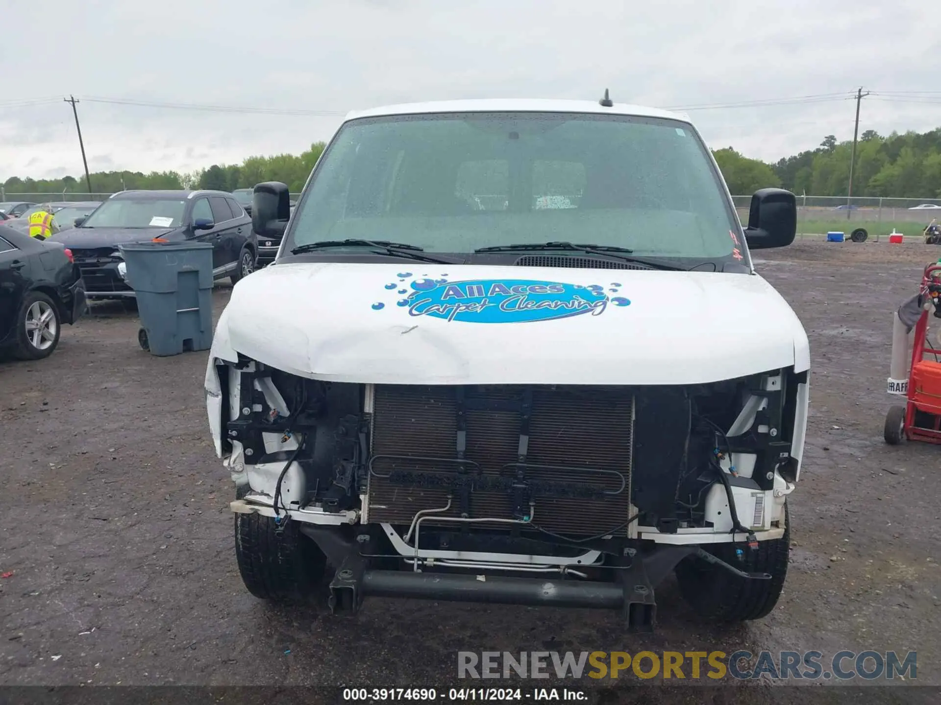 13 Photograph of a damaged car 1GCWGAFG5L1212519 CHEVROLET EXPRESS CARGO 2020