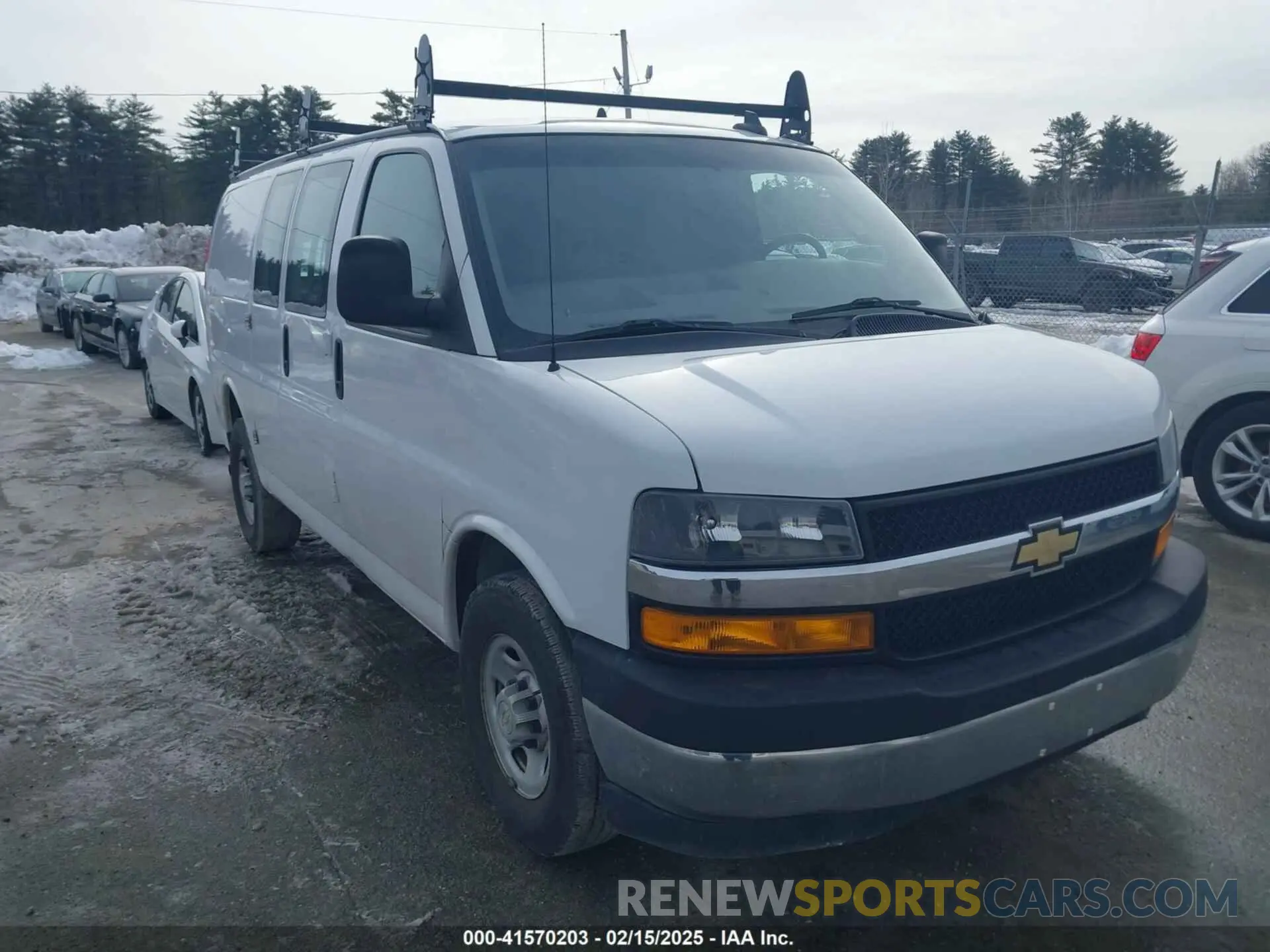 13 Photograph of a damaged car 1GCWGAFP6L1242483 CHEVROLET EXPRESS CARGO 2020