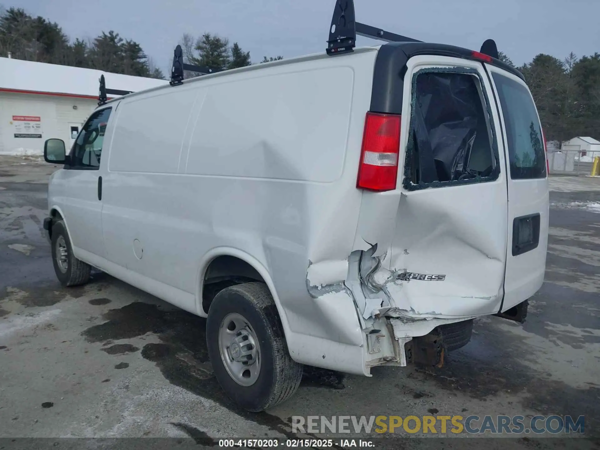 14 Photograph of a damaged car 1GCWGAFP6L1242483 CHEVROLET EXPRESS CARGO 2020