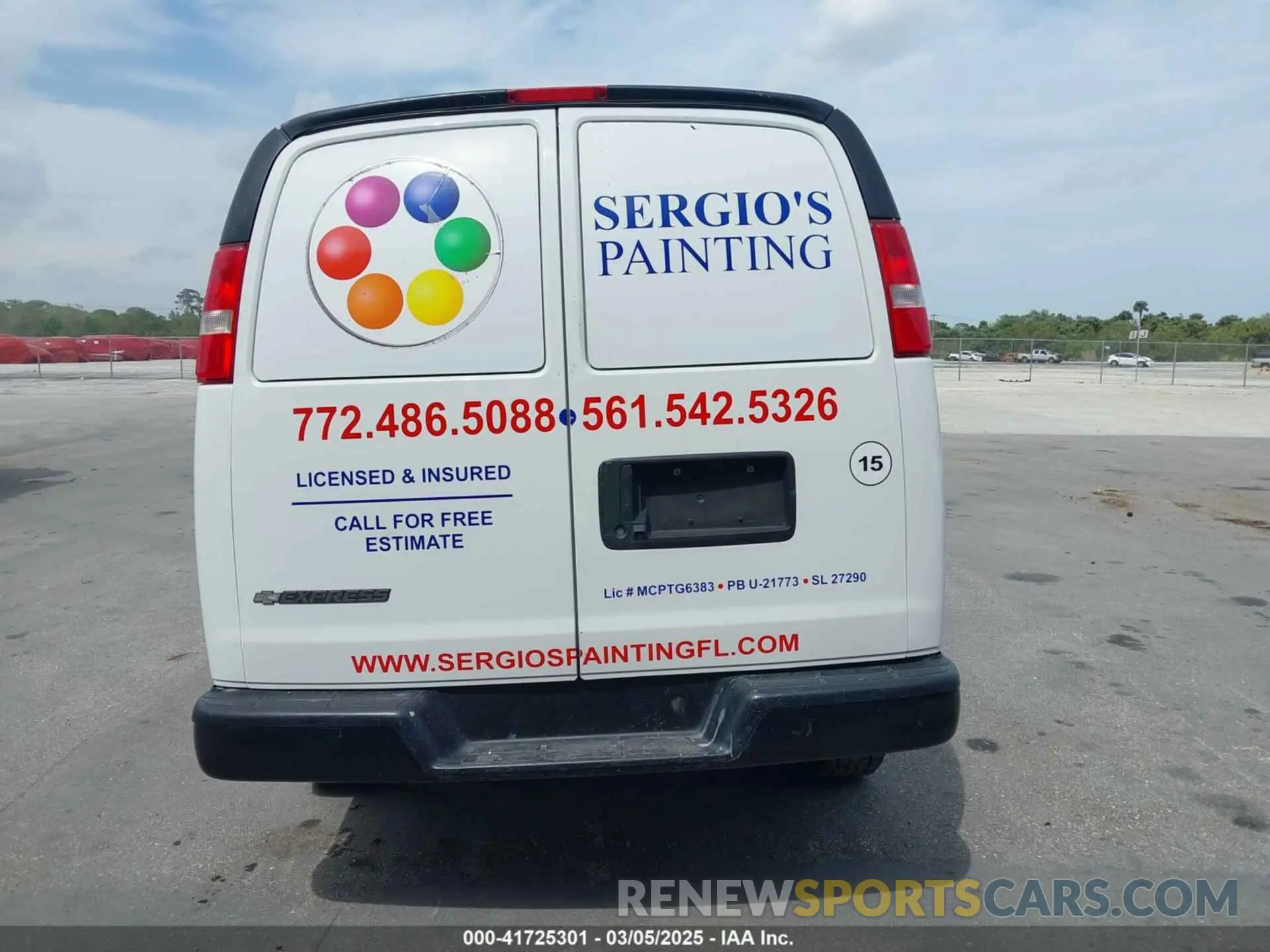 15 Фотография поврежденного автомобиля 1GCWGBFP7L1118907 CHEVROLET EXPRESS CARGO 2020