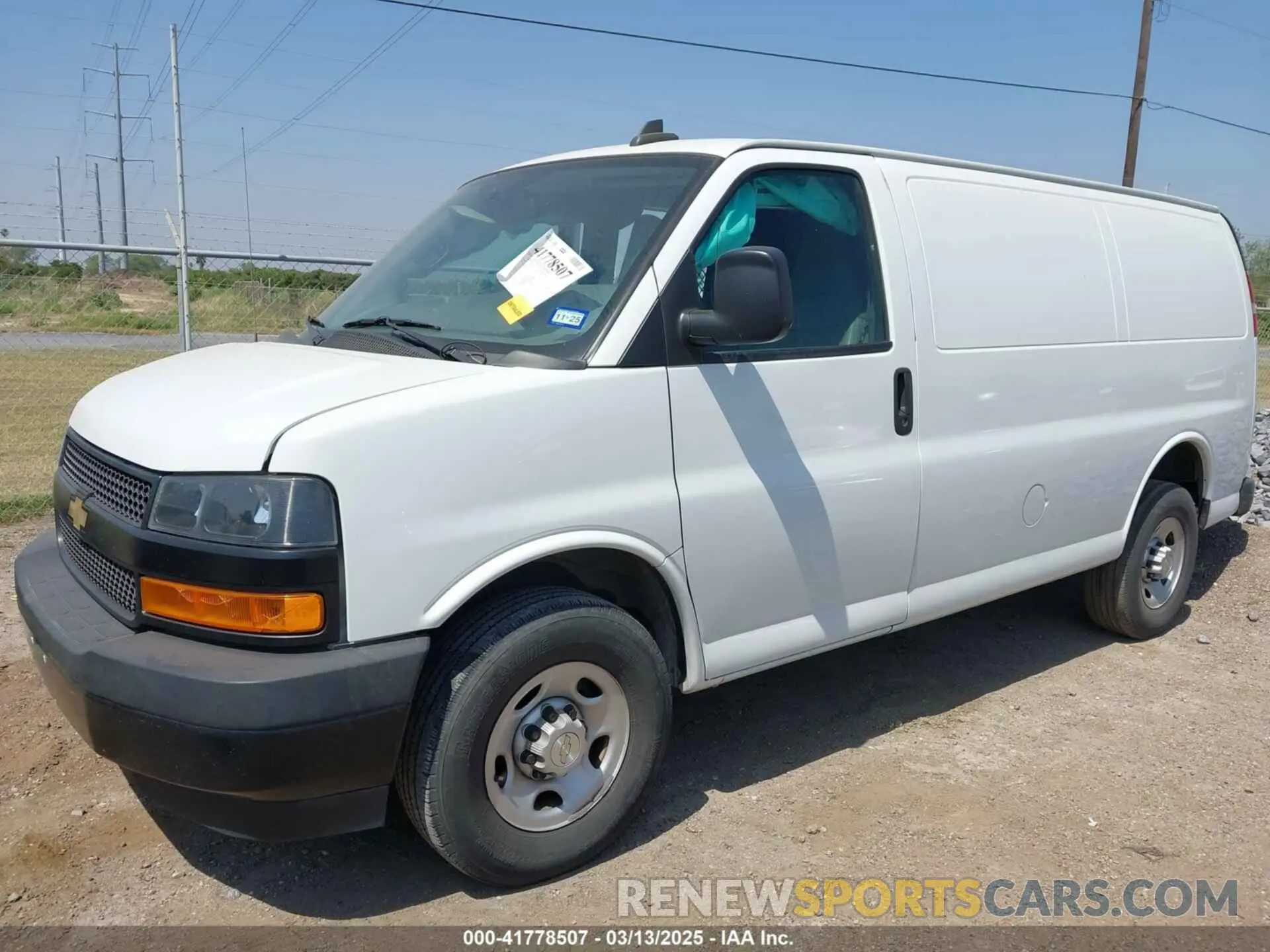2 Photograph of a damaged car 1GCWGAF70M1237863 CHEVROLET EXPRESS CARGO 2021