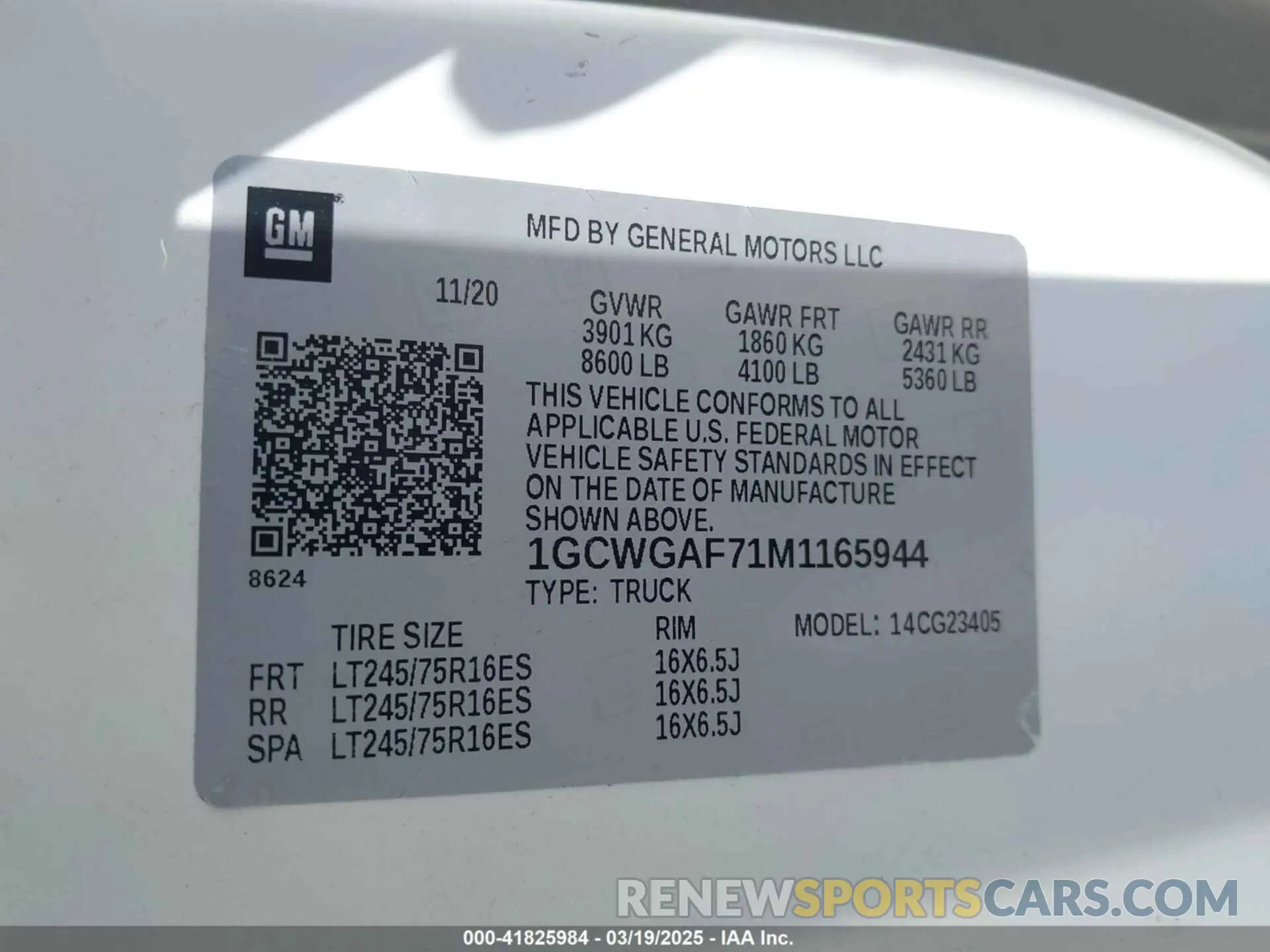 9 Photograph of a damaged car 1GCWGAF71M1165944 CHEVROLET EXPRESS CARGO 2021