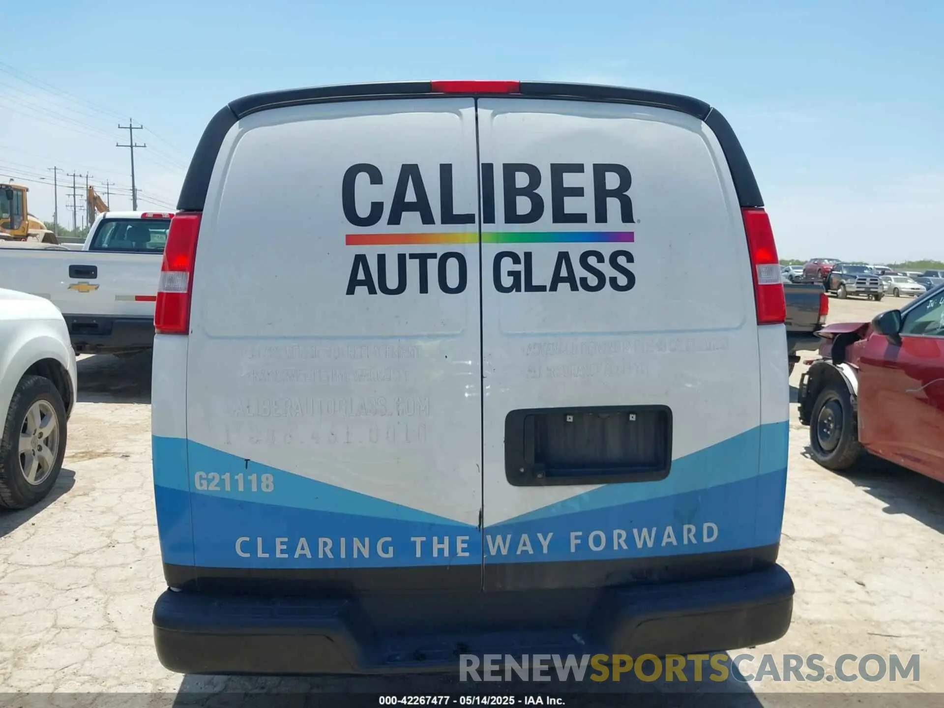 15 Photograph of a damaged car 1GCWGAFP0M1265274 CHEVROLET EXPRESS CARGO 2021