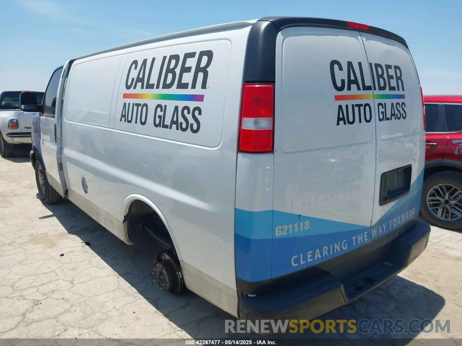 3 Photograph of a damaged car 1GCWGAFP0M1265274 CHEVROLET EXPRESS CARGO 2021