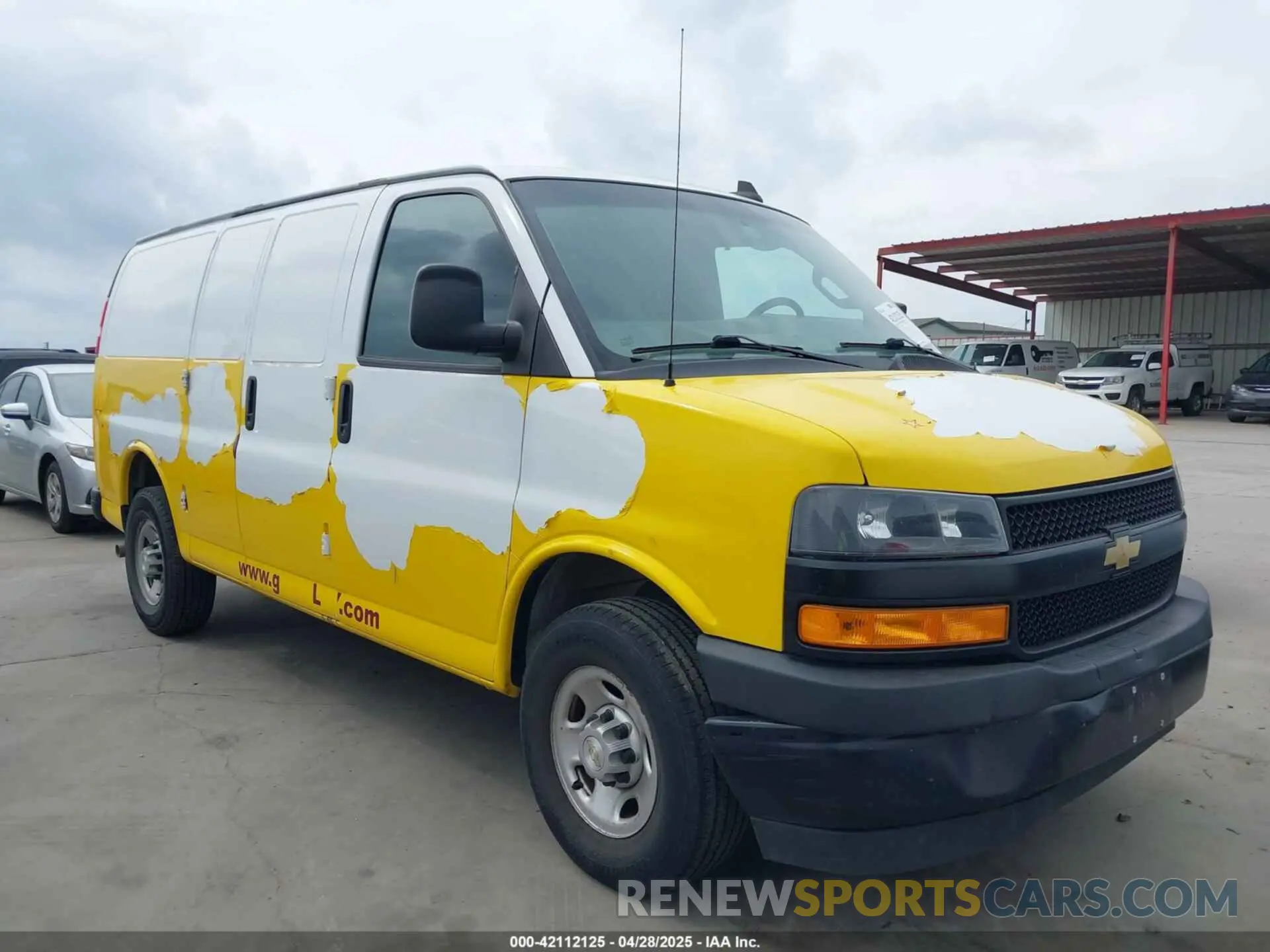 13 Photograph of a damaged car 1GCWGAFP1M1234342 CHEVROLET EXPRESS CARGO 2021