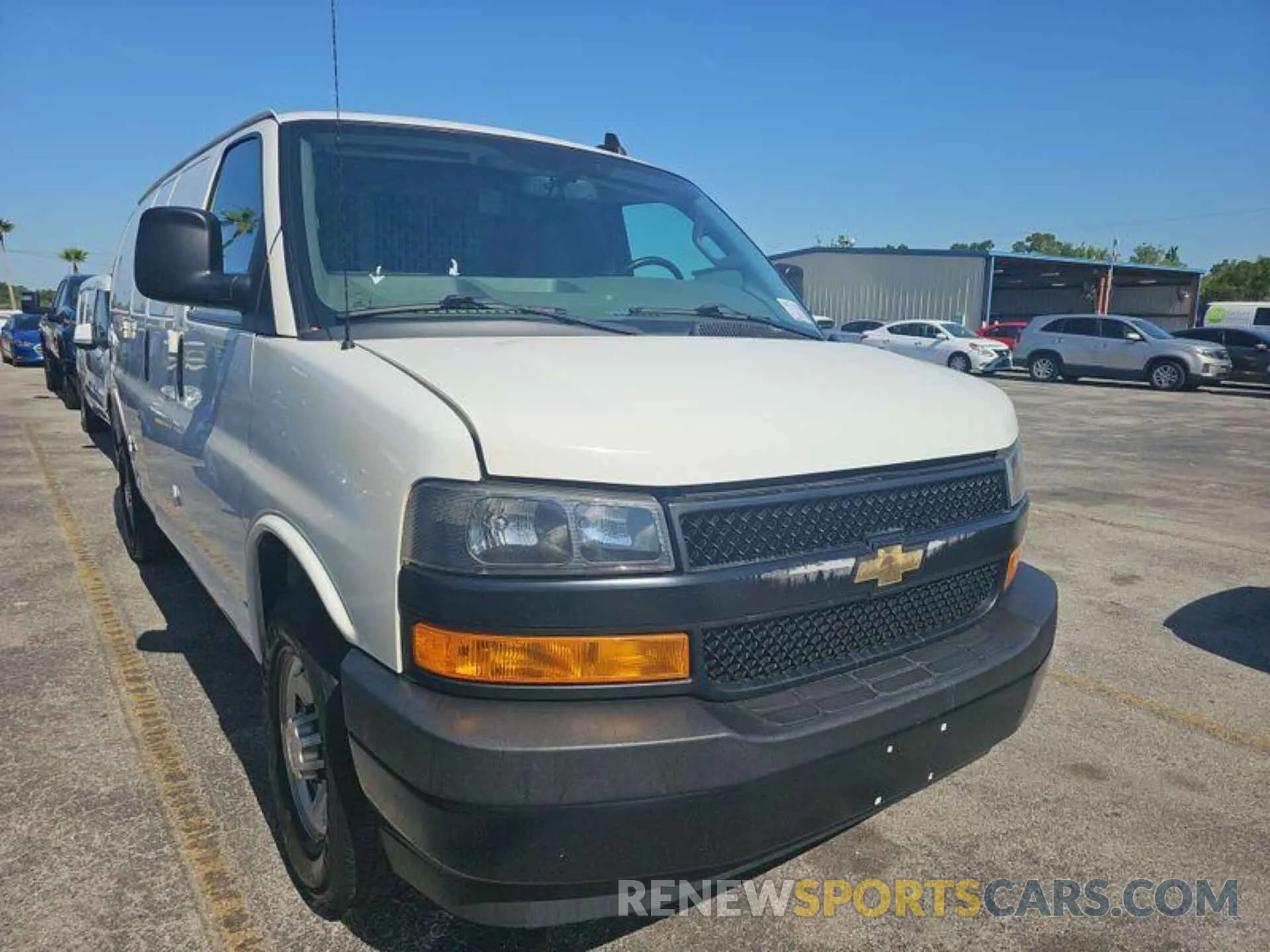 21 Photograph of a damaged car 1GCWGAFP1M1309427 CHEVROLET EXPRESS CARGO 2021
