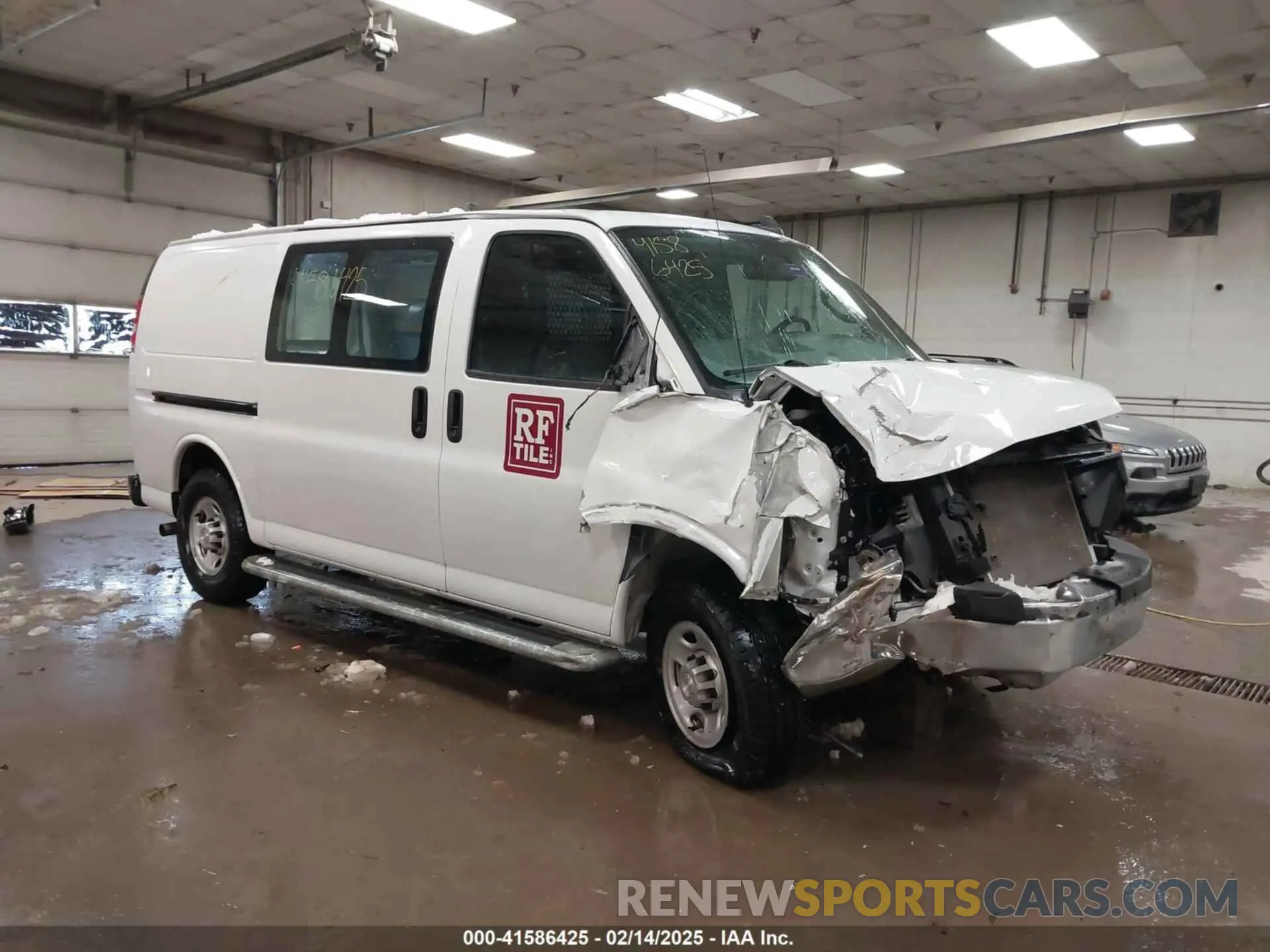 1 Photograph of a damaged car 1GCWGAFP4M1268940 CHEVROLET EXPRESS CARGO 2021