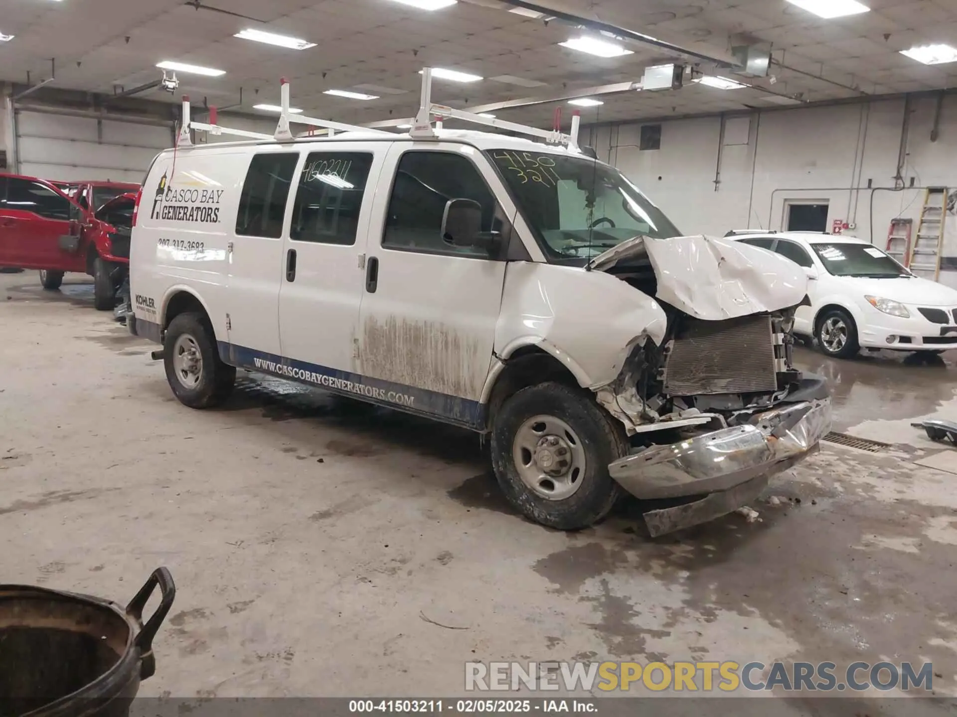 1 Photograph of a damaged car 1GCWGAFP9M1303035 CHEVROLET EXPRESS CARGO 2021