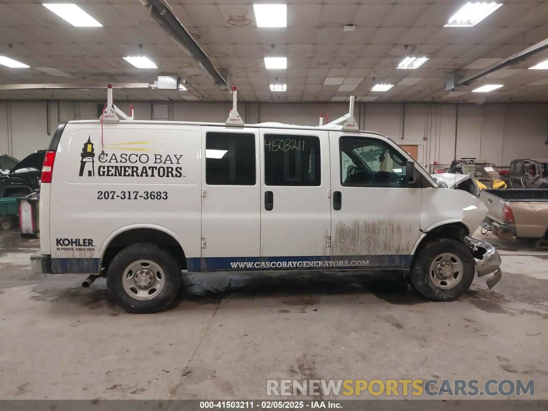 14 Photograph of a damaged car 1GCWGAFP9M1303035 CHEVROLET EXPRESS CARGO 2021